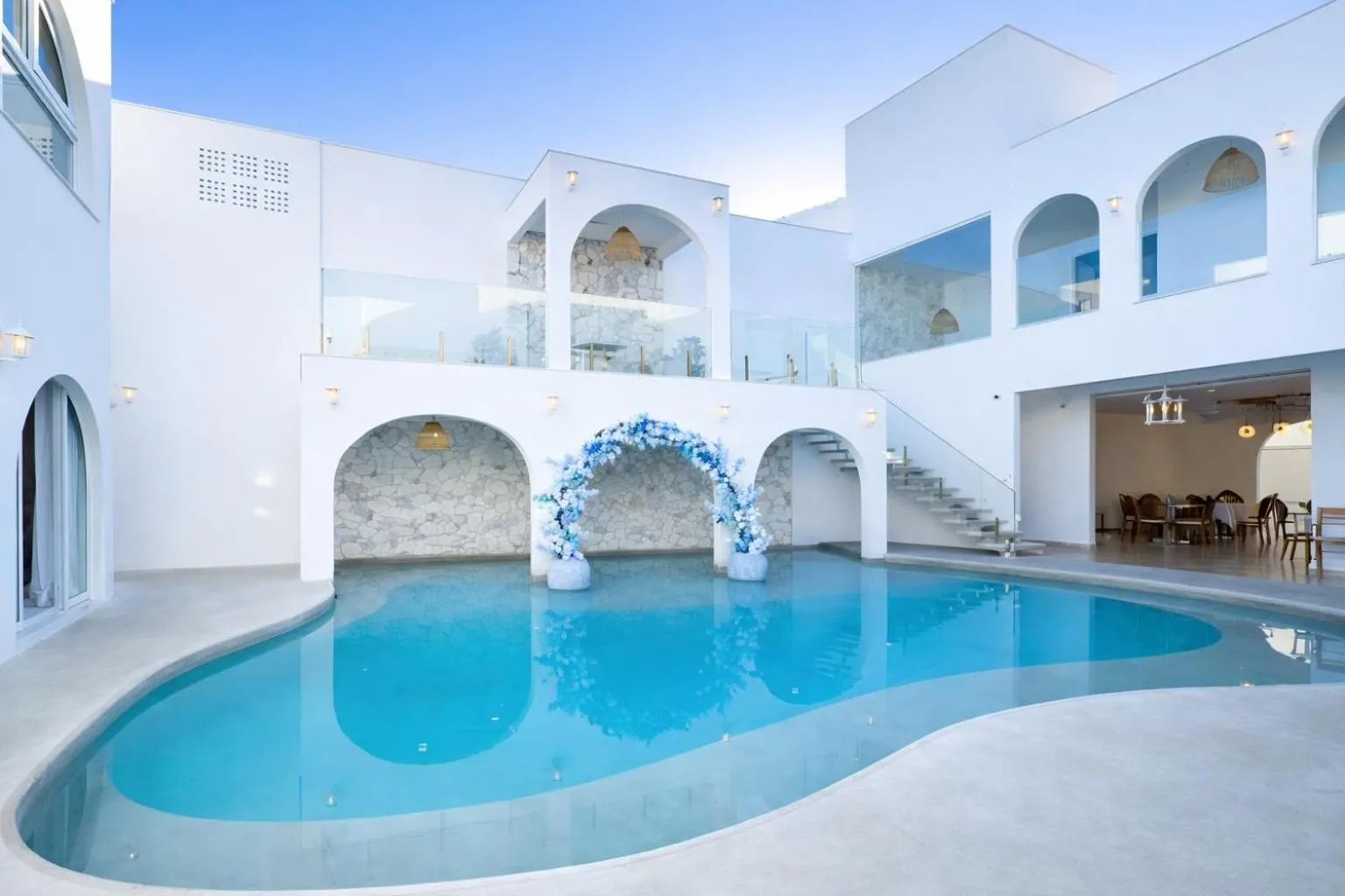 Pool view in D'Blue Búzios Hotel Boutique