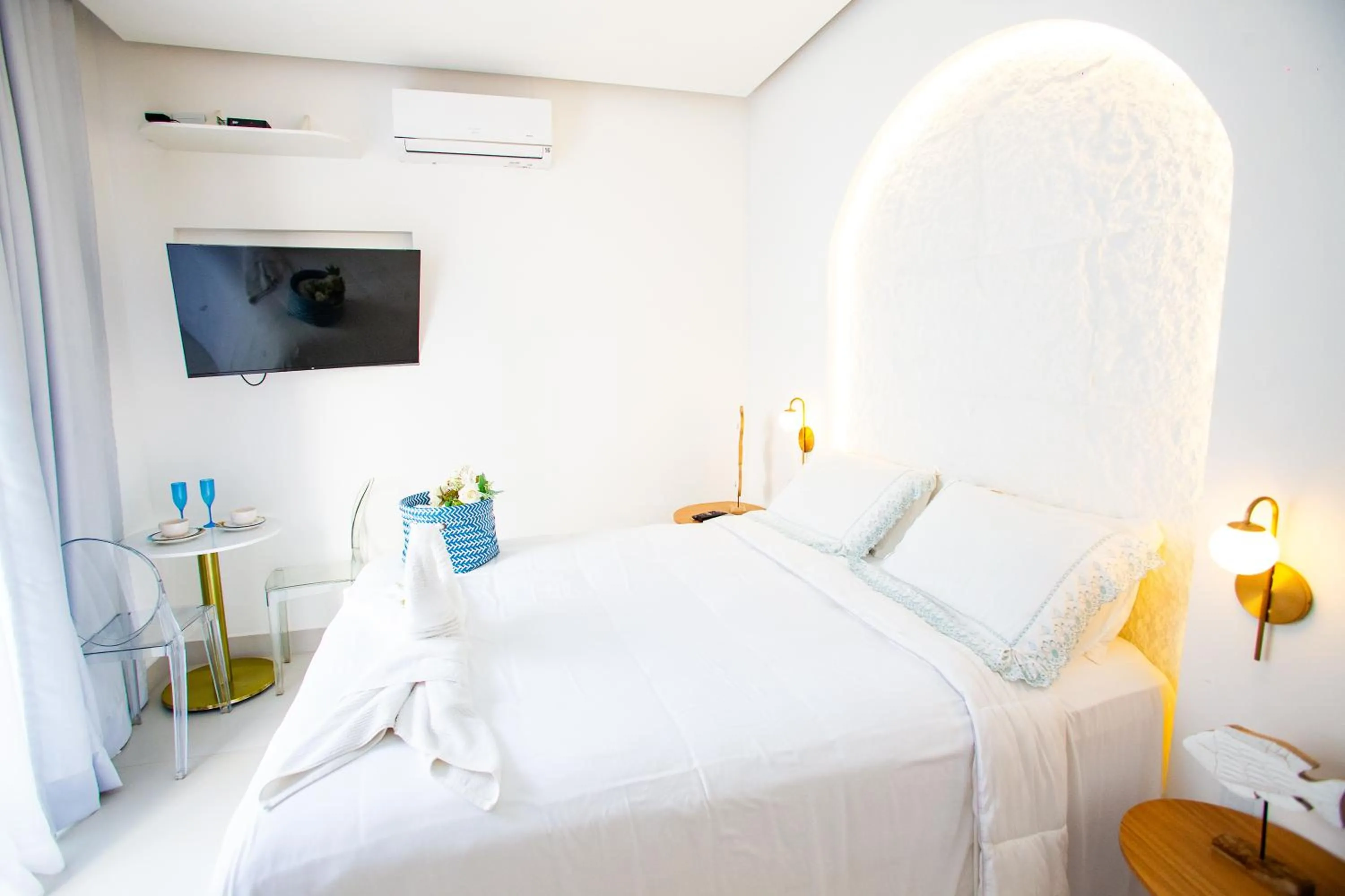 TV and multimedia, Bed in D'Blue Búzios Hotel Boutique