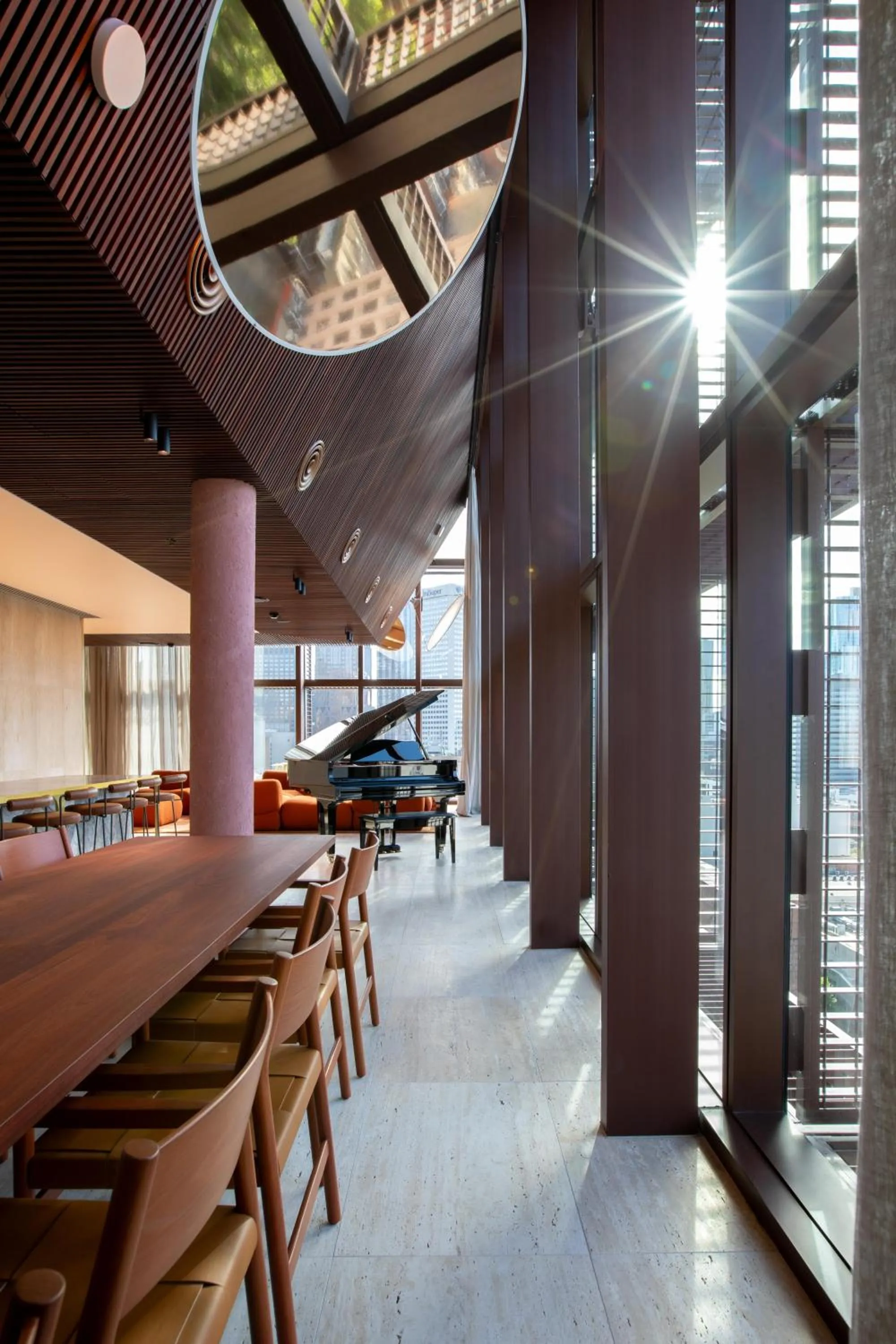 Seating area in Hyde Melbourne Place