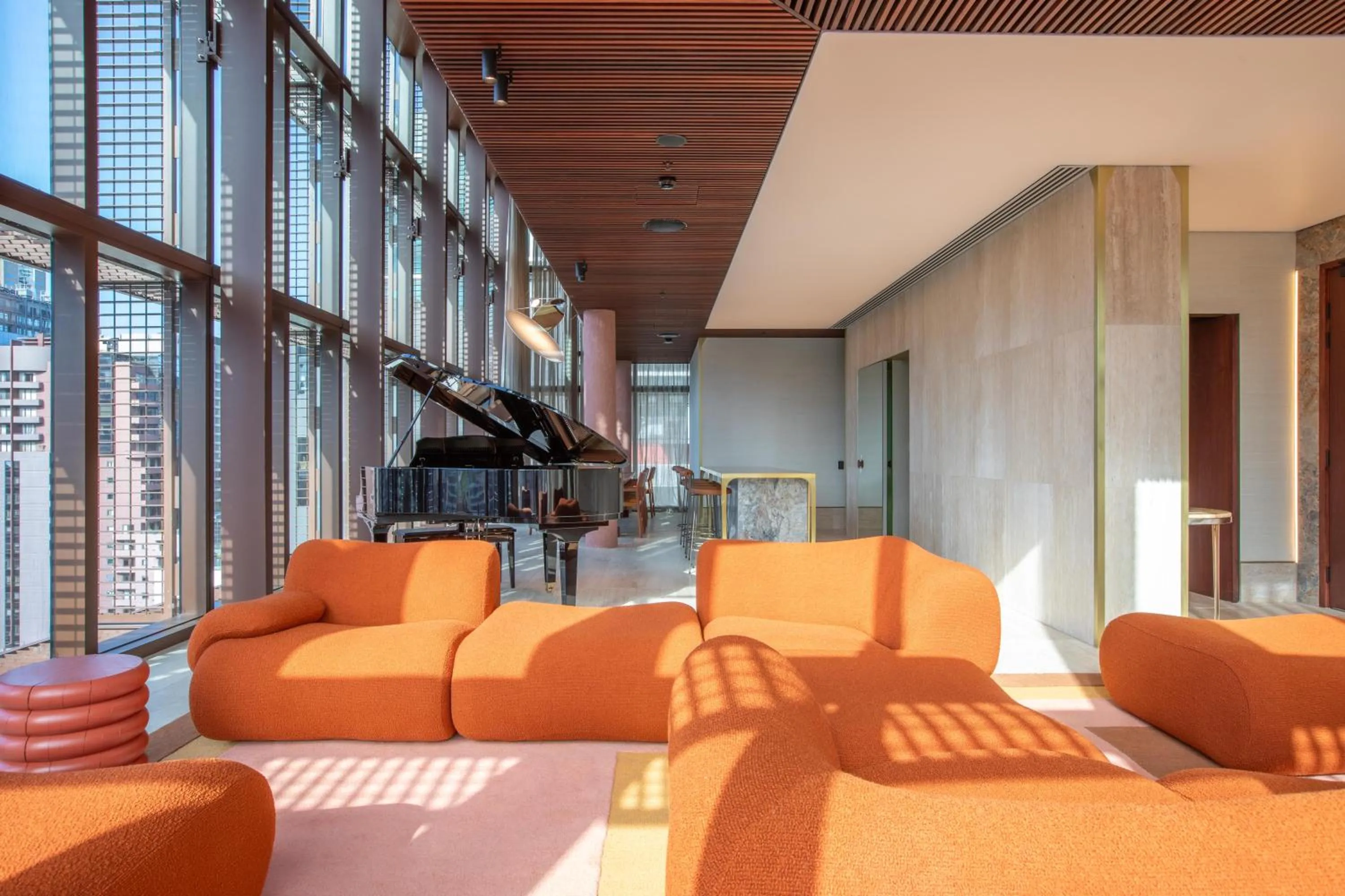 Living room in Hyde Melbourne Place