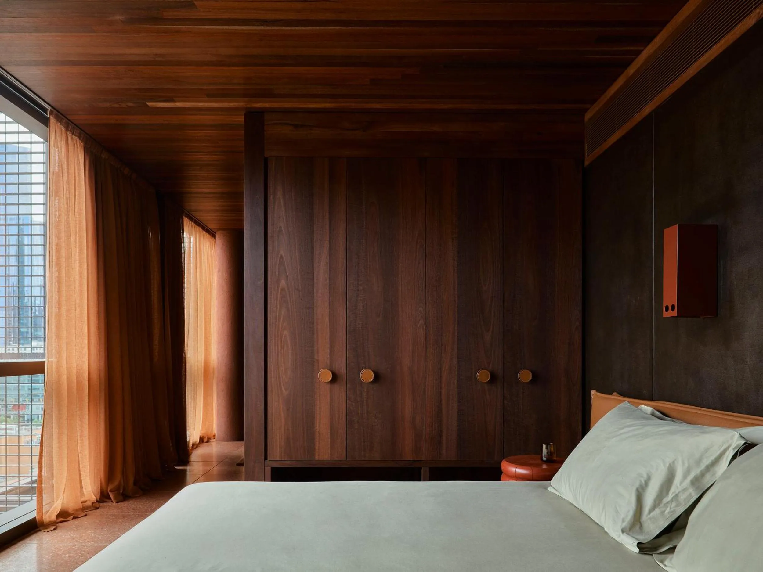 Bedroom, Bed in Hyde Melbourne Place