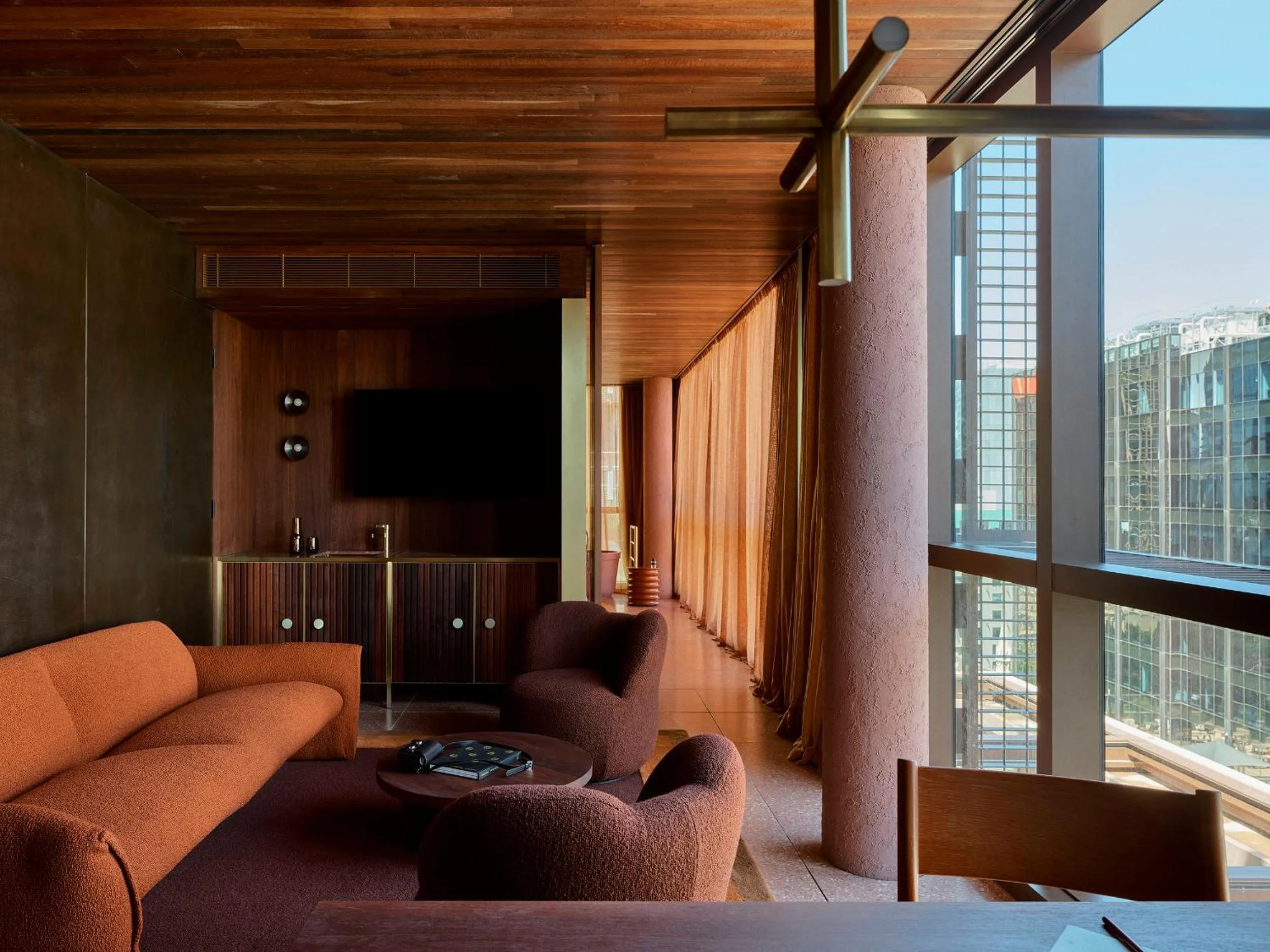 Living room in Hyde Melbourne Place