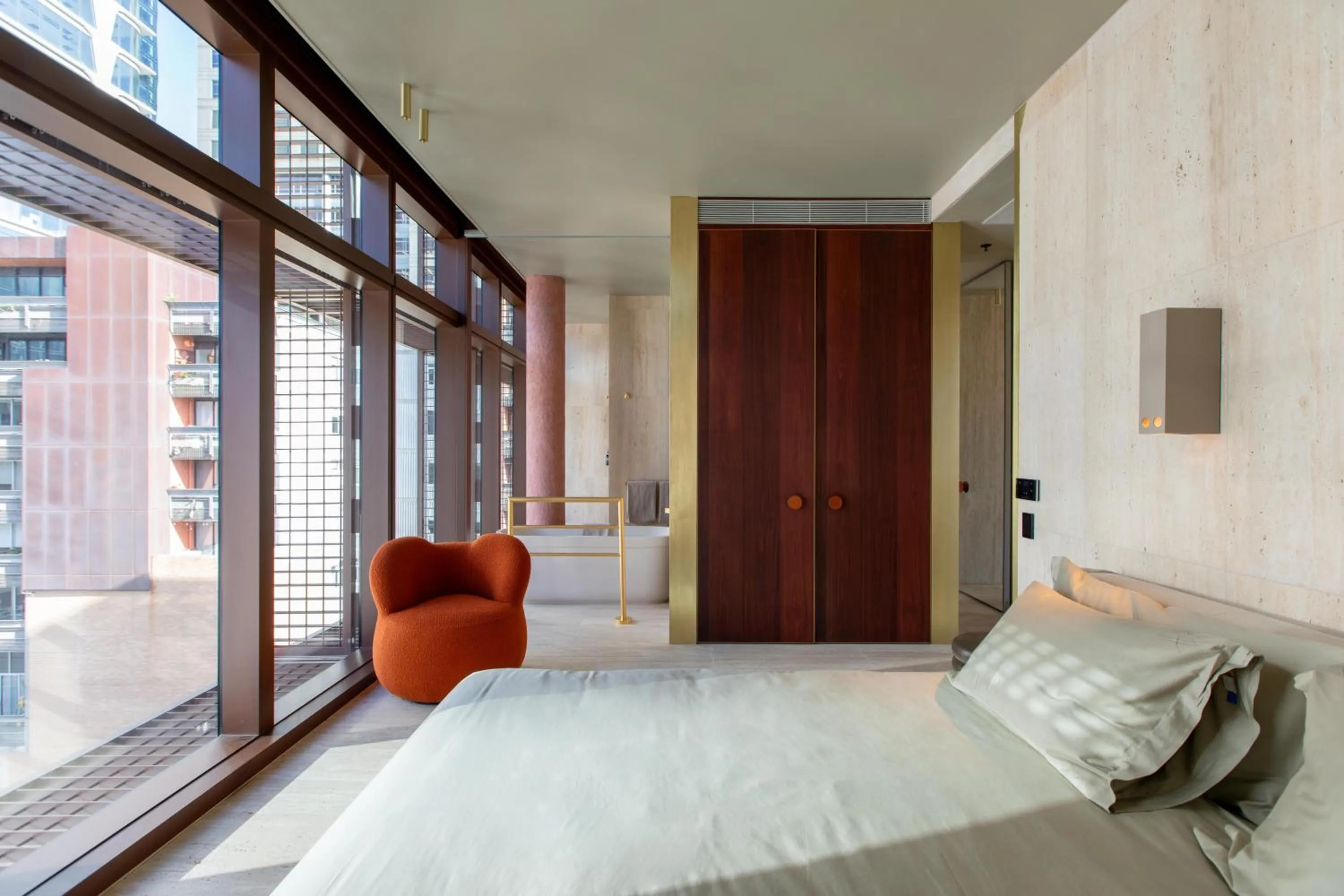 Bedroom, Bed in Hyde Melbourne Place