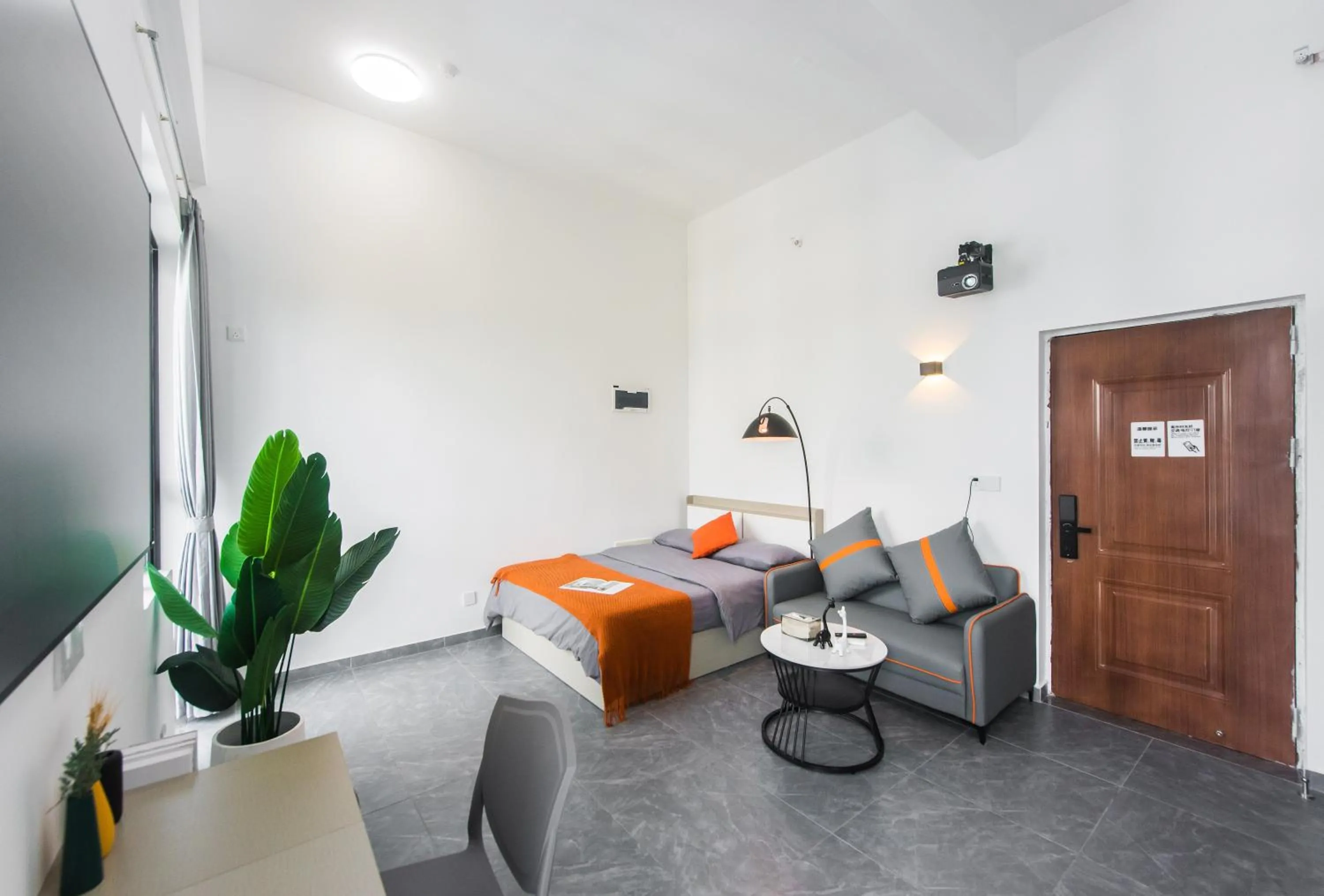 Executive Queen Room - Washing Machine in WESU Apartment - Shenzhen Longhua Dalang Fashion Dalang Town Branch