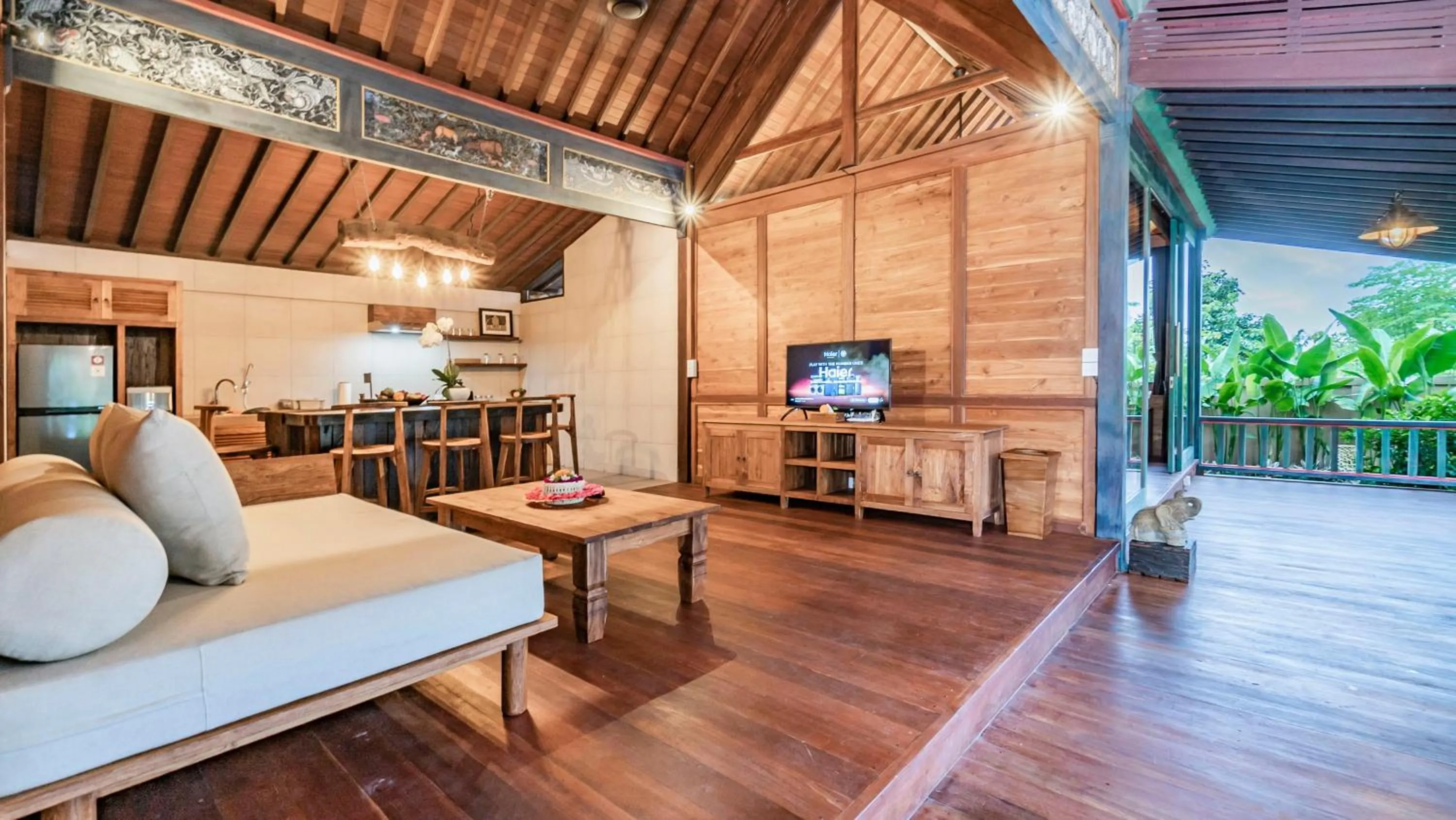 Living room in The Puspa Villa