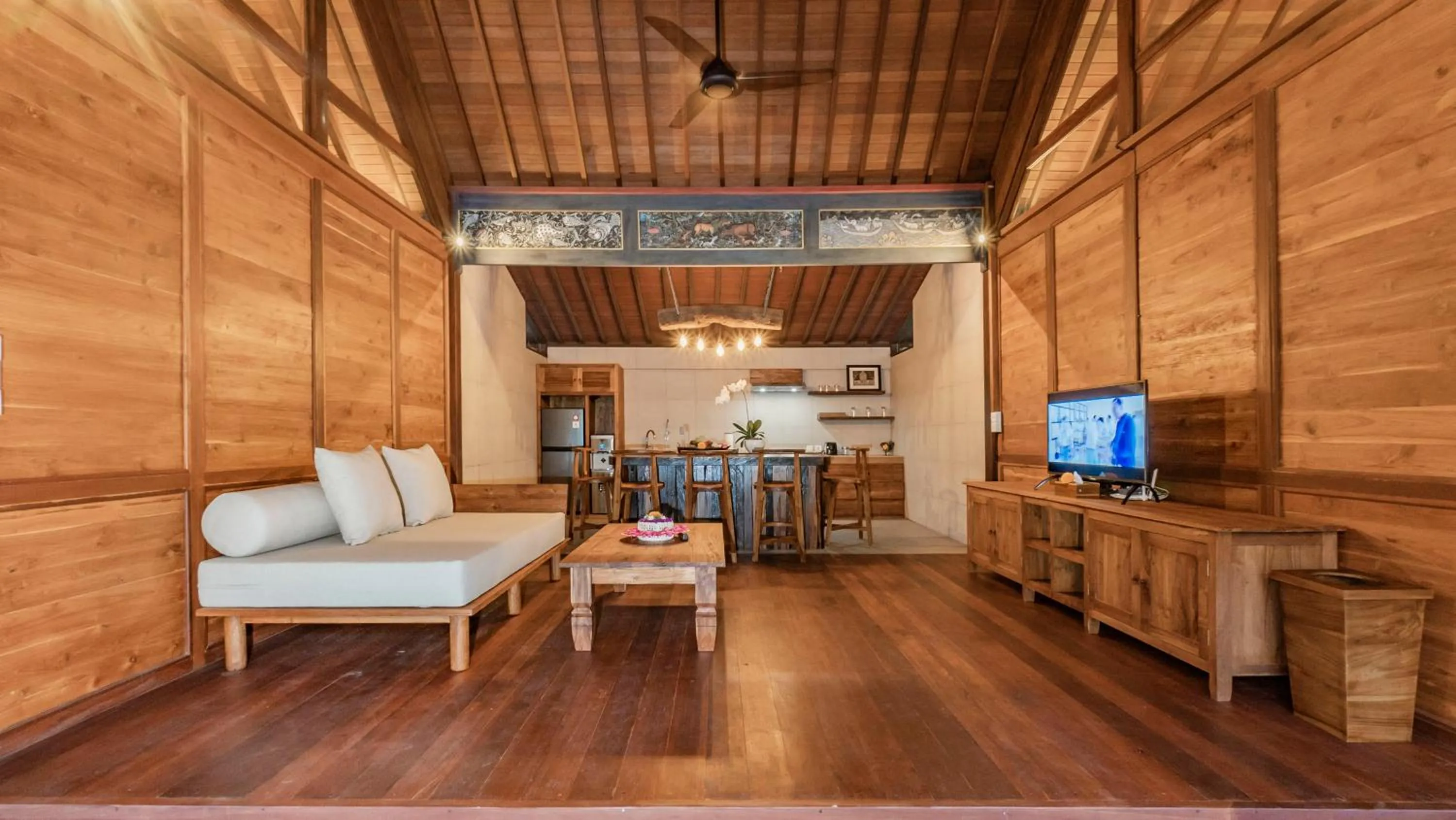 Kitchen or kitchenette in The Puspa Villa