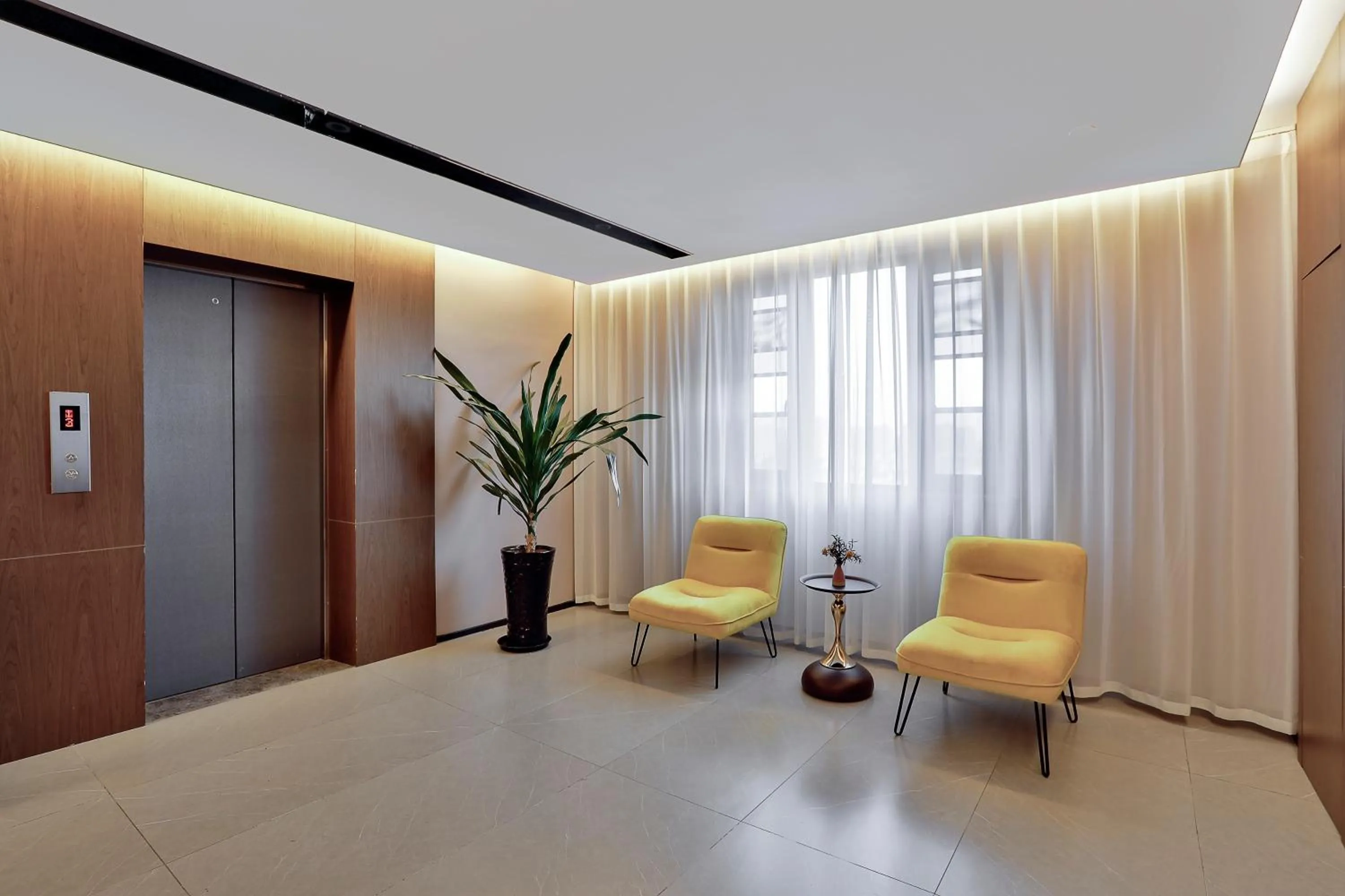 Seating area in UrCove by Hyatt Jiashan Centre