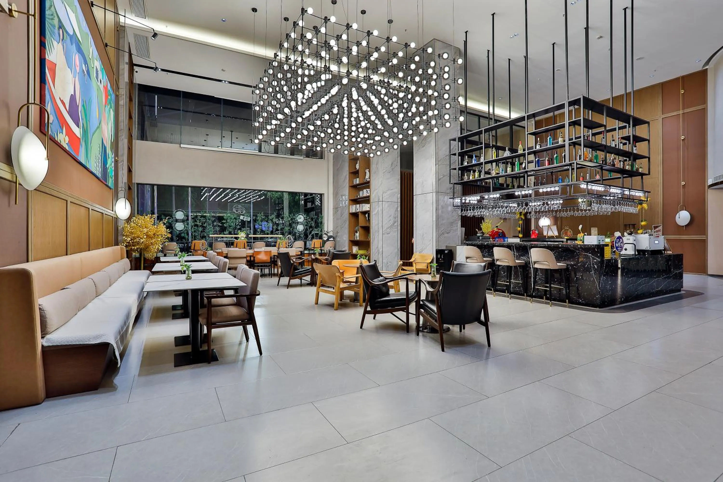 Communal lounge/ TV room in UrCove by Hyatt Jiashan Centre