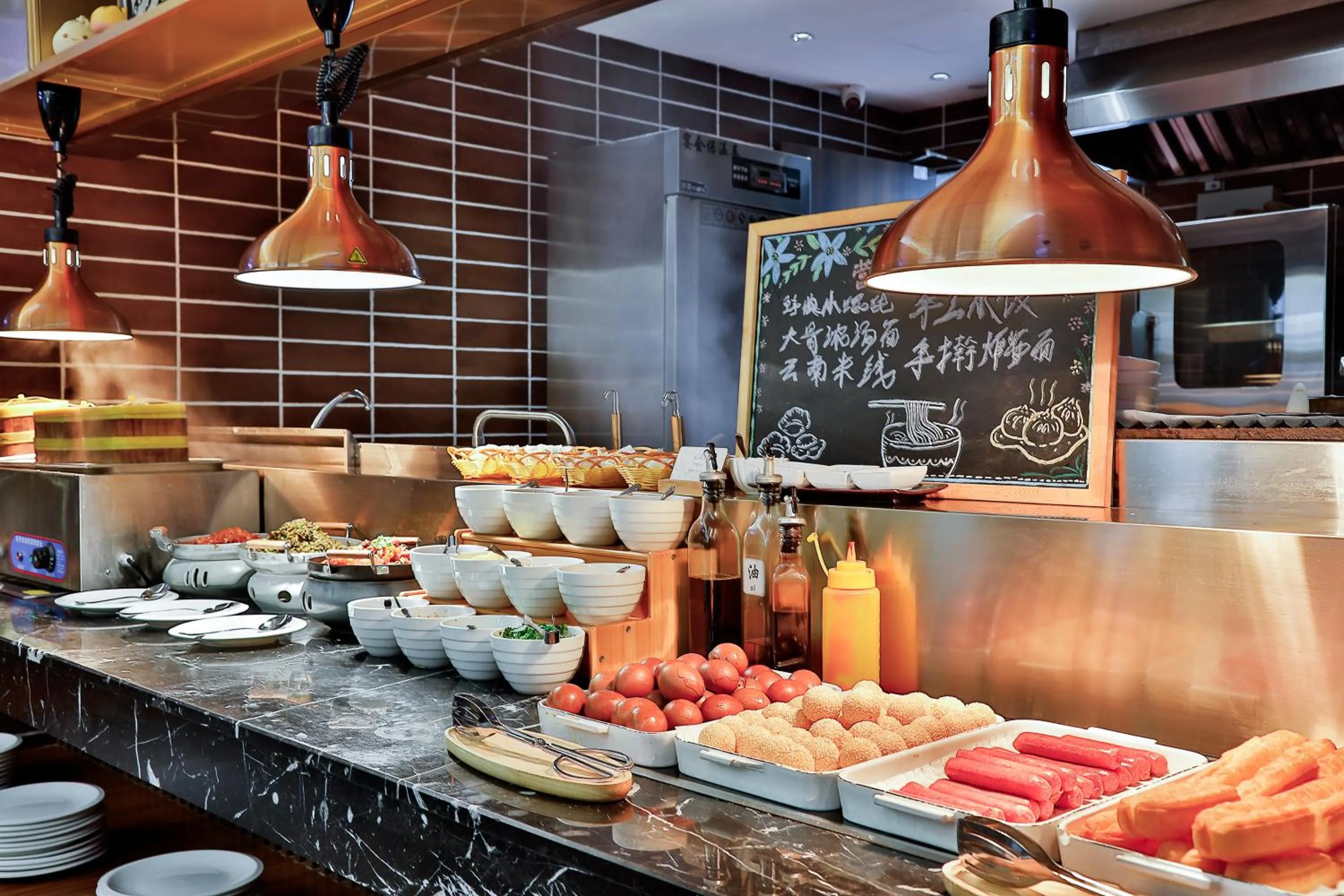 Buffet breakfast in UrCove by Hyatt Jiashan Centre