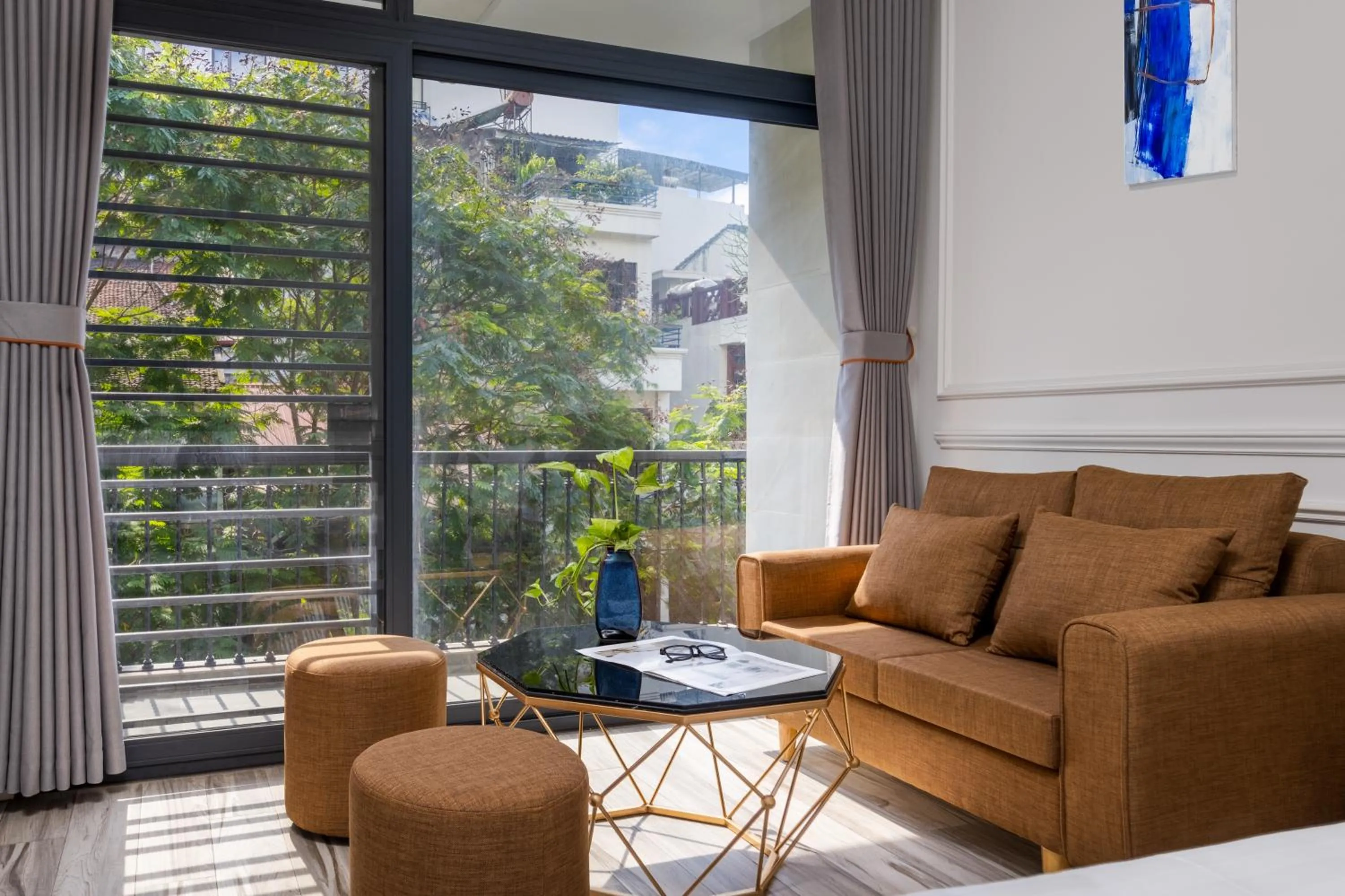 Balcony/Terrace in Hanoi Center View Hotel and Spa