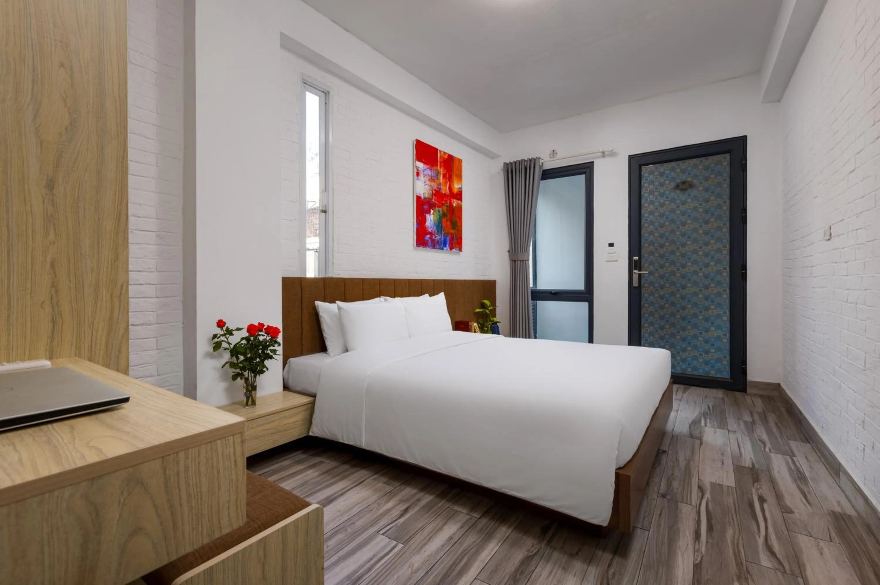 Toilet, Bed in Hanoi Center View Hotel and Spa