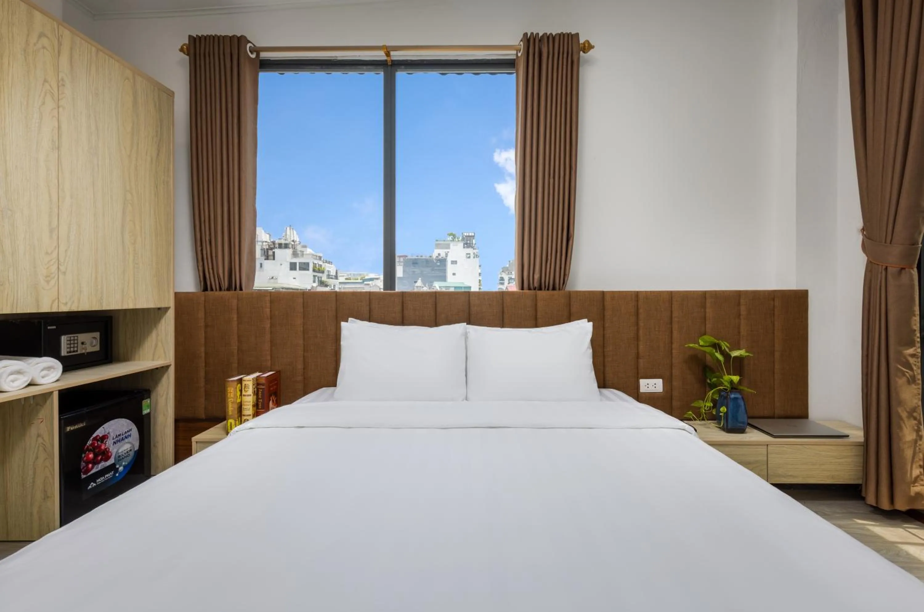 Bed in Hanoi Center View Hotel and Spa