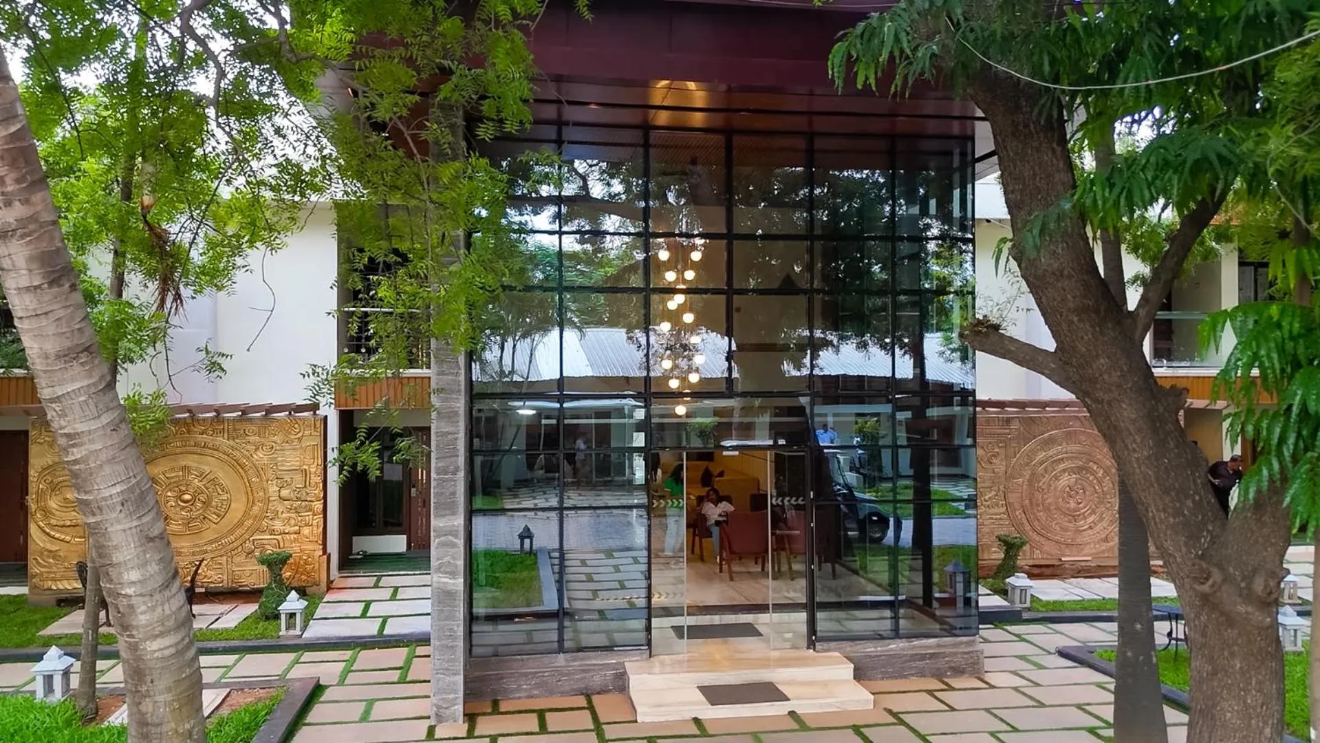 Facade/entrance in Sathyam Grand Resorts, Sriperumbudur