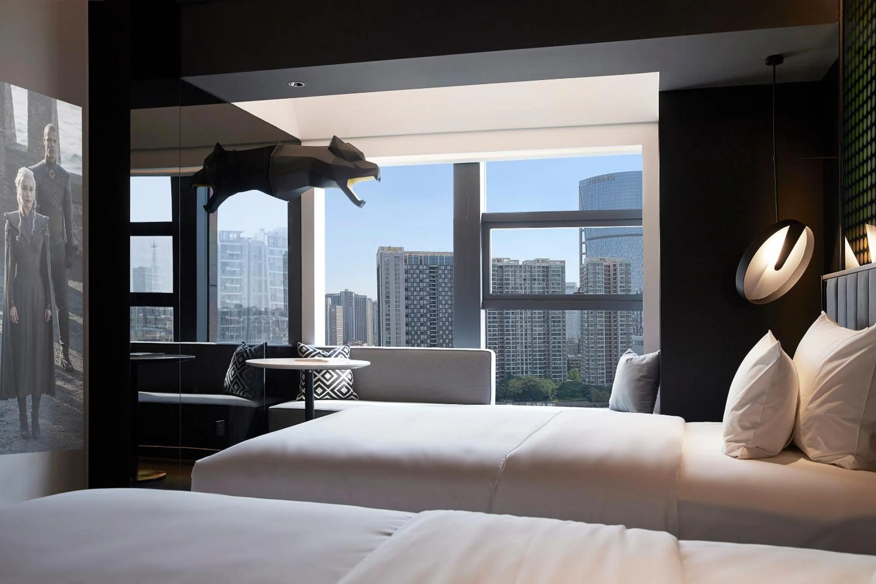 Bed in ISEYA Design Hotel Chengdu Taikoo Li