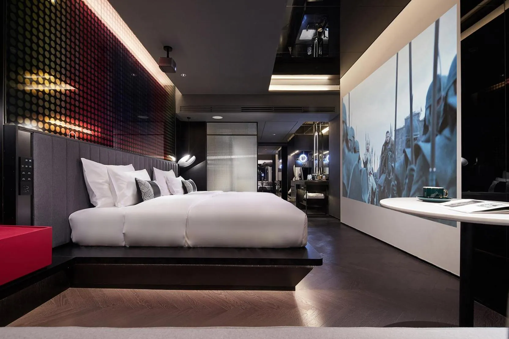 Photo of the whole room, Bed in ISEYA Design Hotel Chengdu Taikoo Li