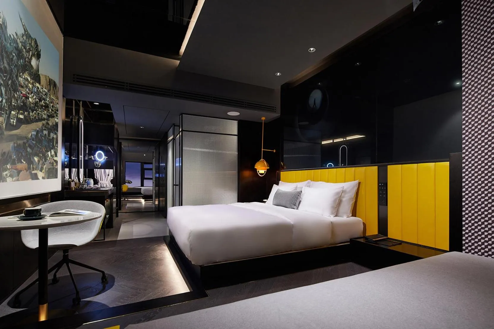 Photo of the whole room, Bed in ISEYA Design Hotel Chengdu Taikoo Li