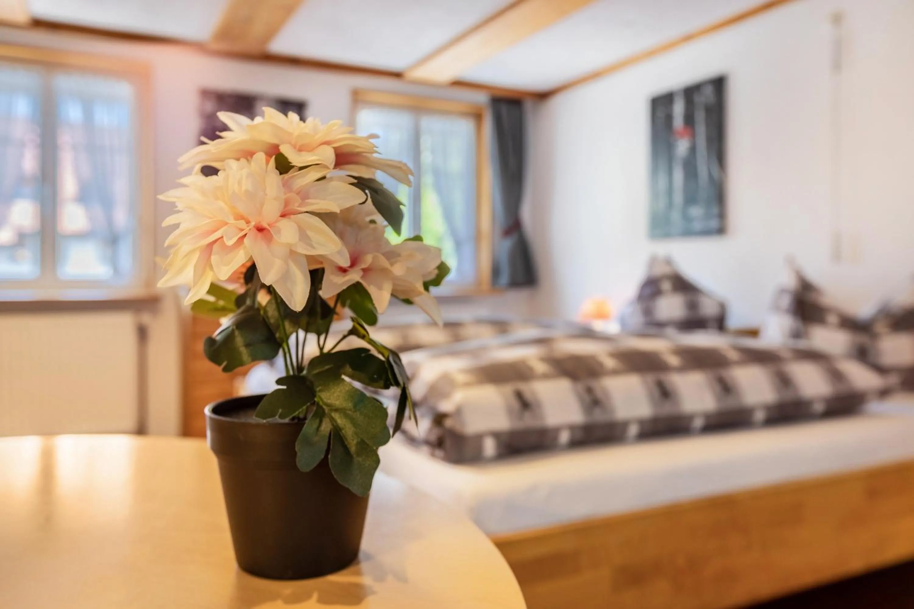Property building, Bed in Pension Ferienwohnung Baarblick
