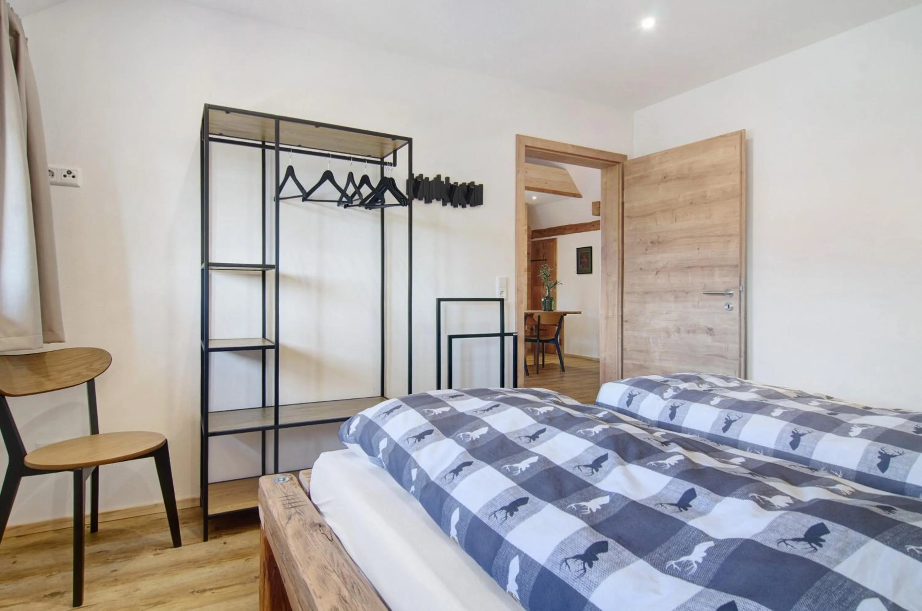 Property building, Bed in Pension Ferienwohnung Baarblick