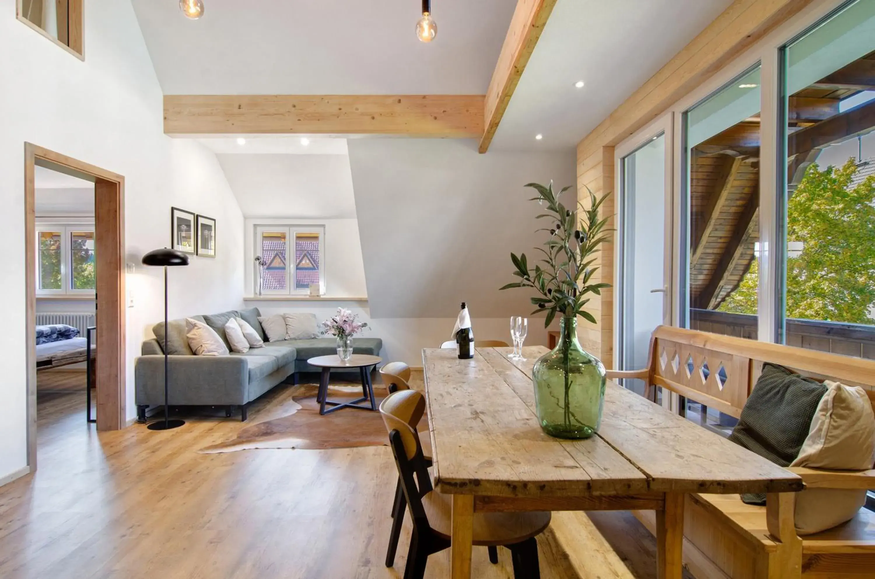 Three-Bedroom Premium Apartment with Balcony in Pension Ferienwohnung Baarblick Three-Bedroom Premium Apartment with Balcony in Pension Ferienwohnung Baarblick