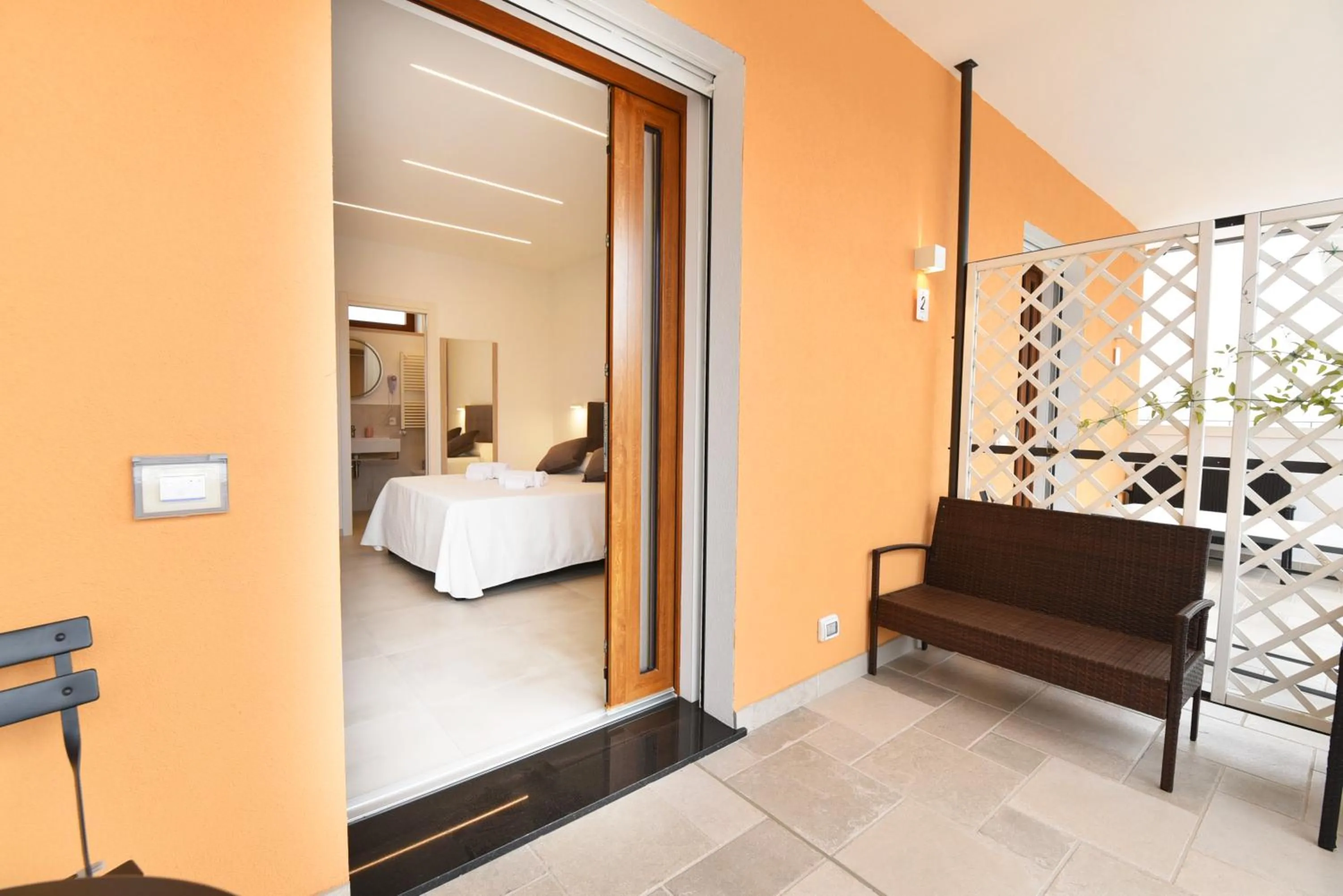 Patio, Bed in Casa Emma BnB Agerola