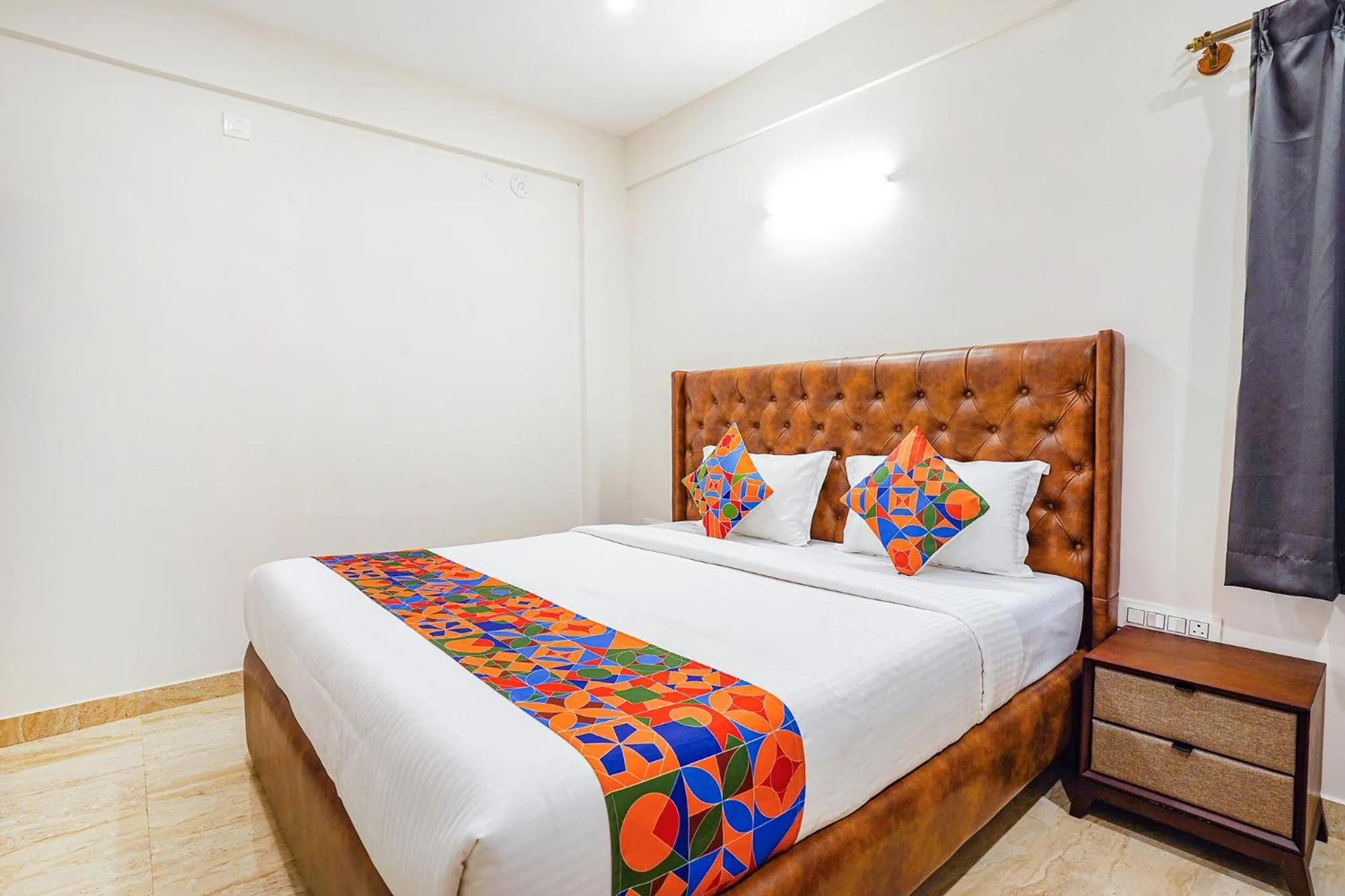 Bed in FabHotel The Pearl Boutique - Electronic City