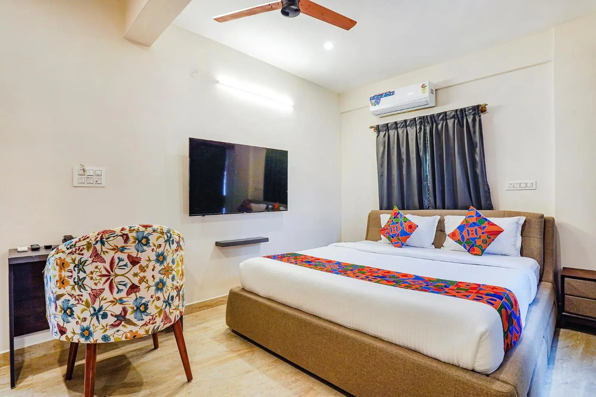 Bed in FabHotel The Pearl Boutique - Electronic City Bed in FabHotel The Pearl Boutique - Electronic City