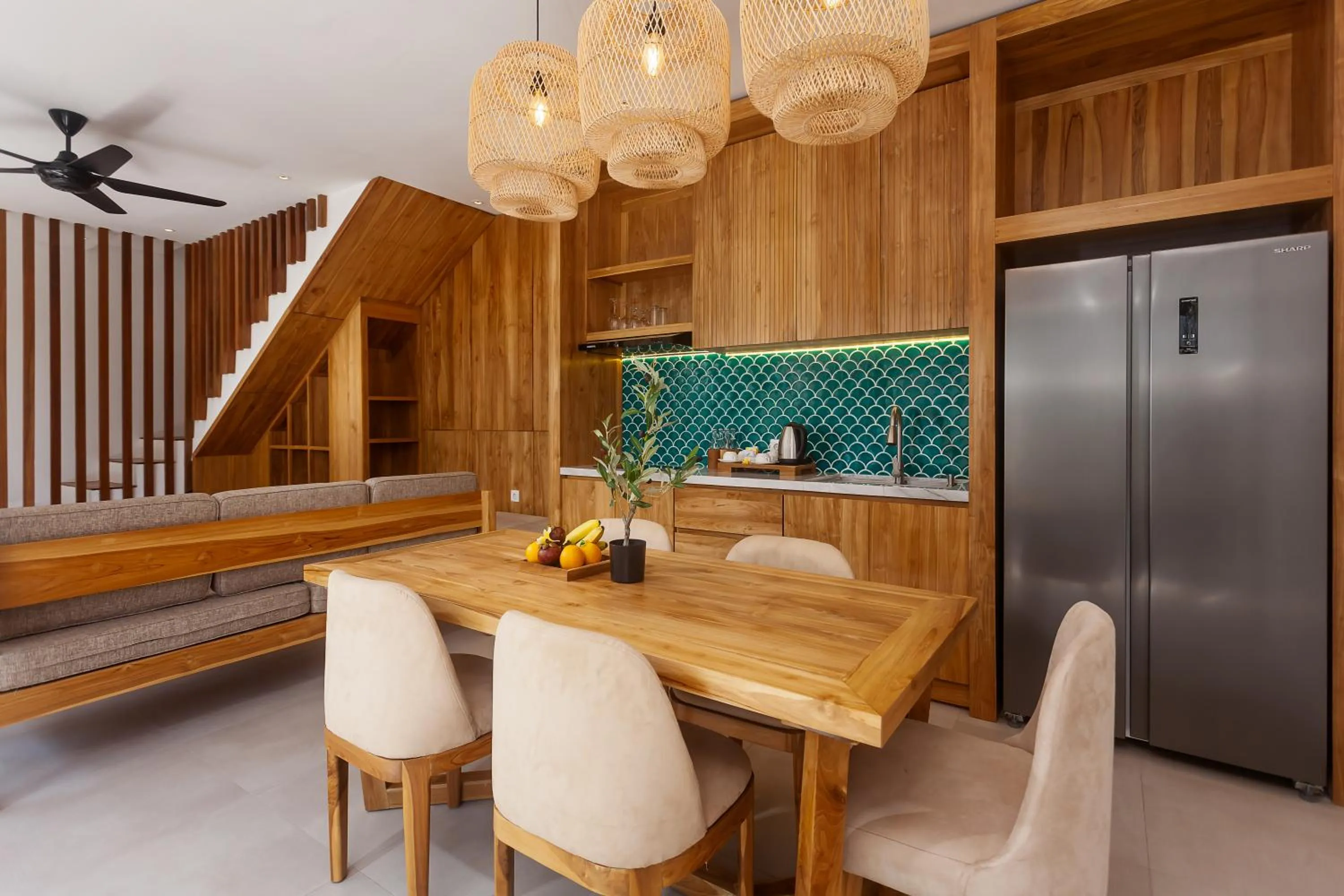 kitchen in The Arca Villas by GenuineHost