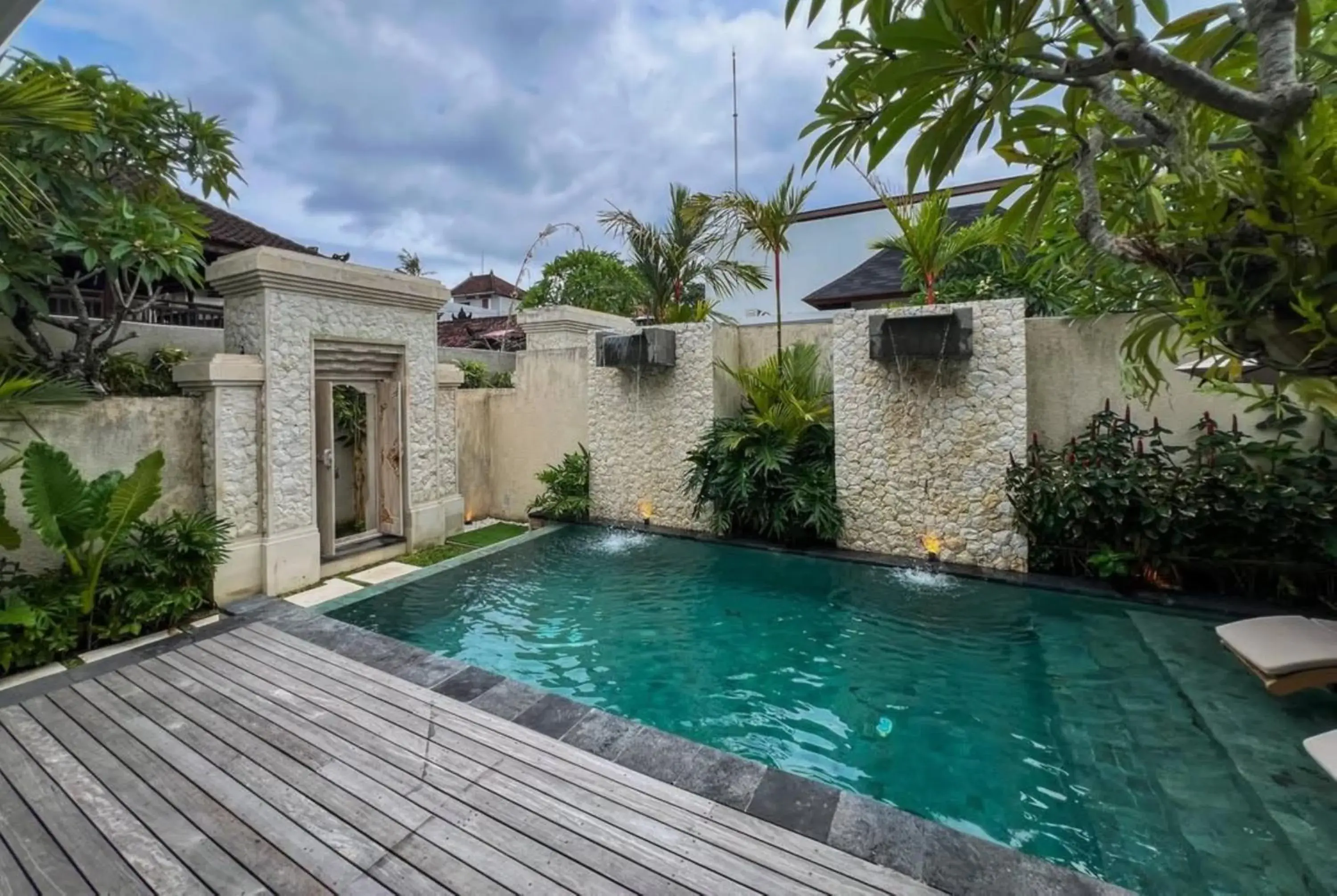 Pool view in The Arca Villas by GenuineHost Pool view in The Arca Villas by GenuineHost