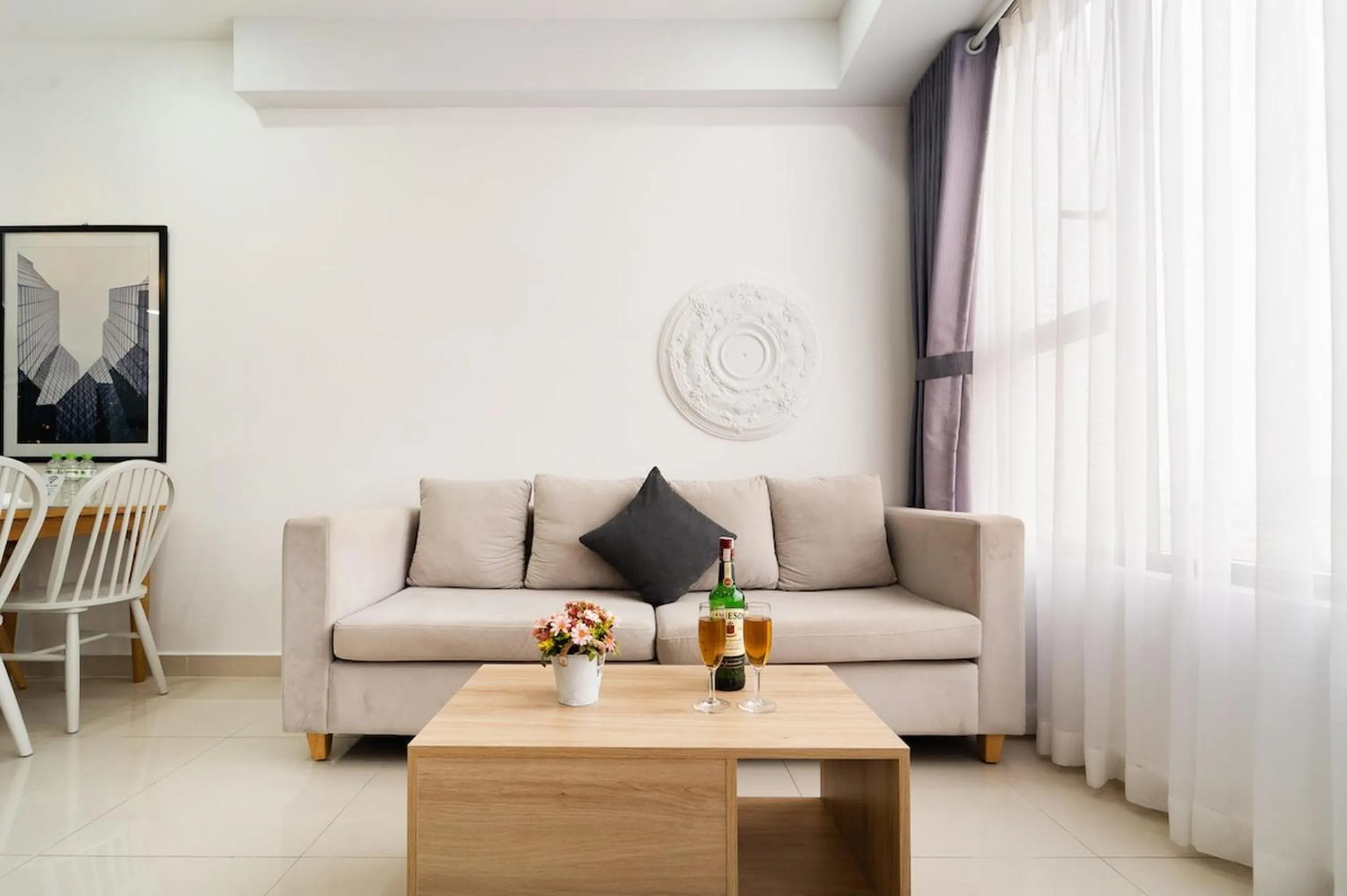 Living room in The RiverGate Apartments & Condo Saigon