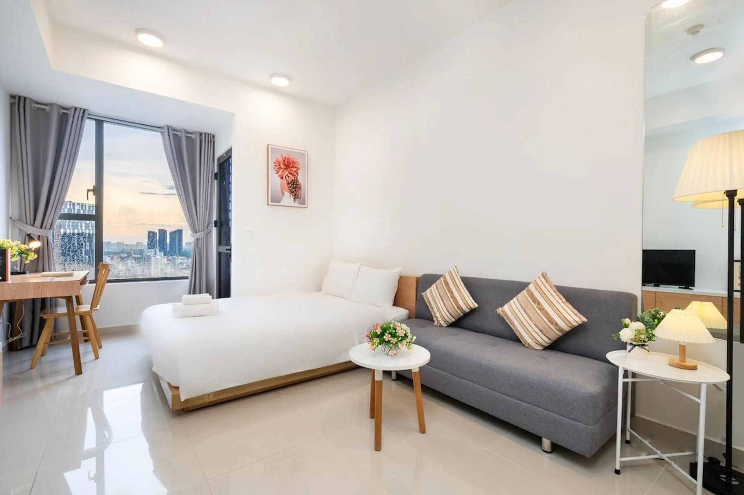 Bed in The RiverGate Apartments & Condo Saigon