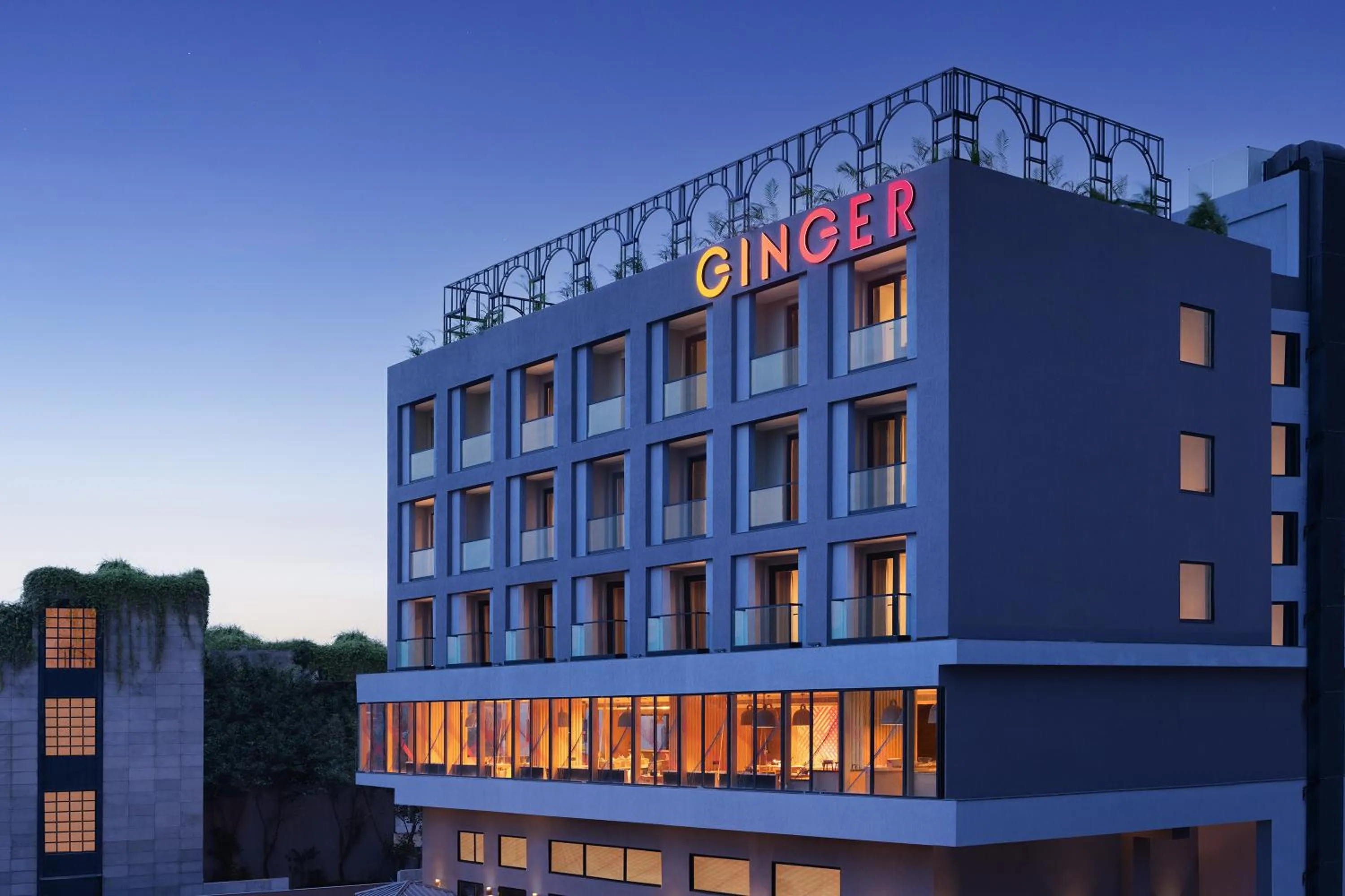 Property building in Ginger Udaipur, Shastri Circle