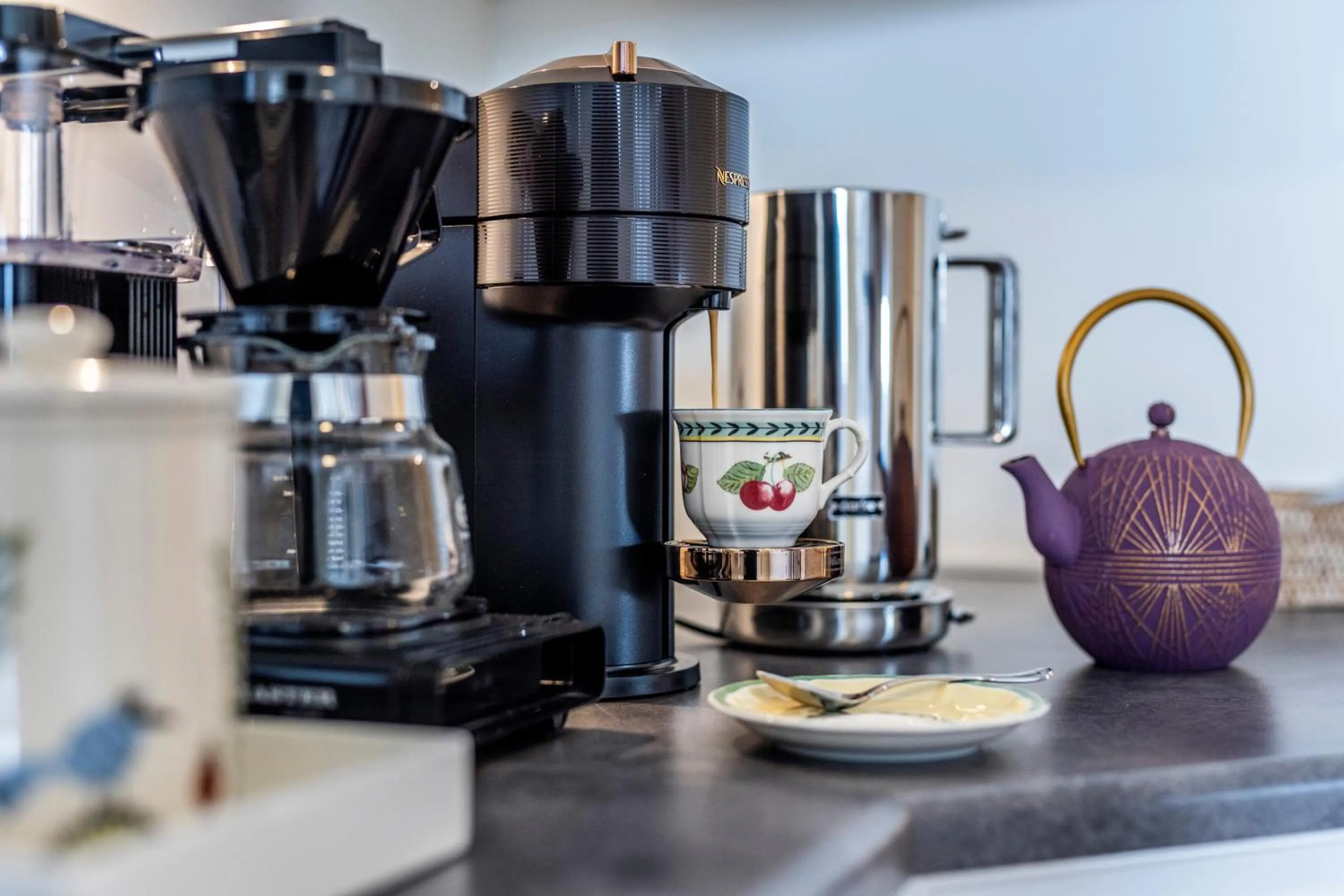 Coffee/tea facilities in Dyvig Badehotel