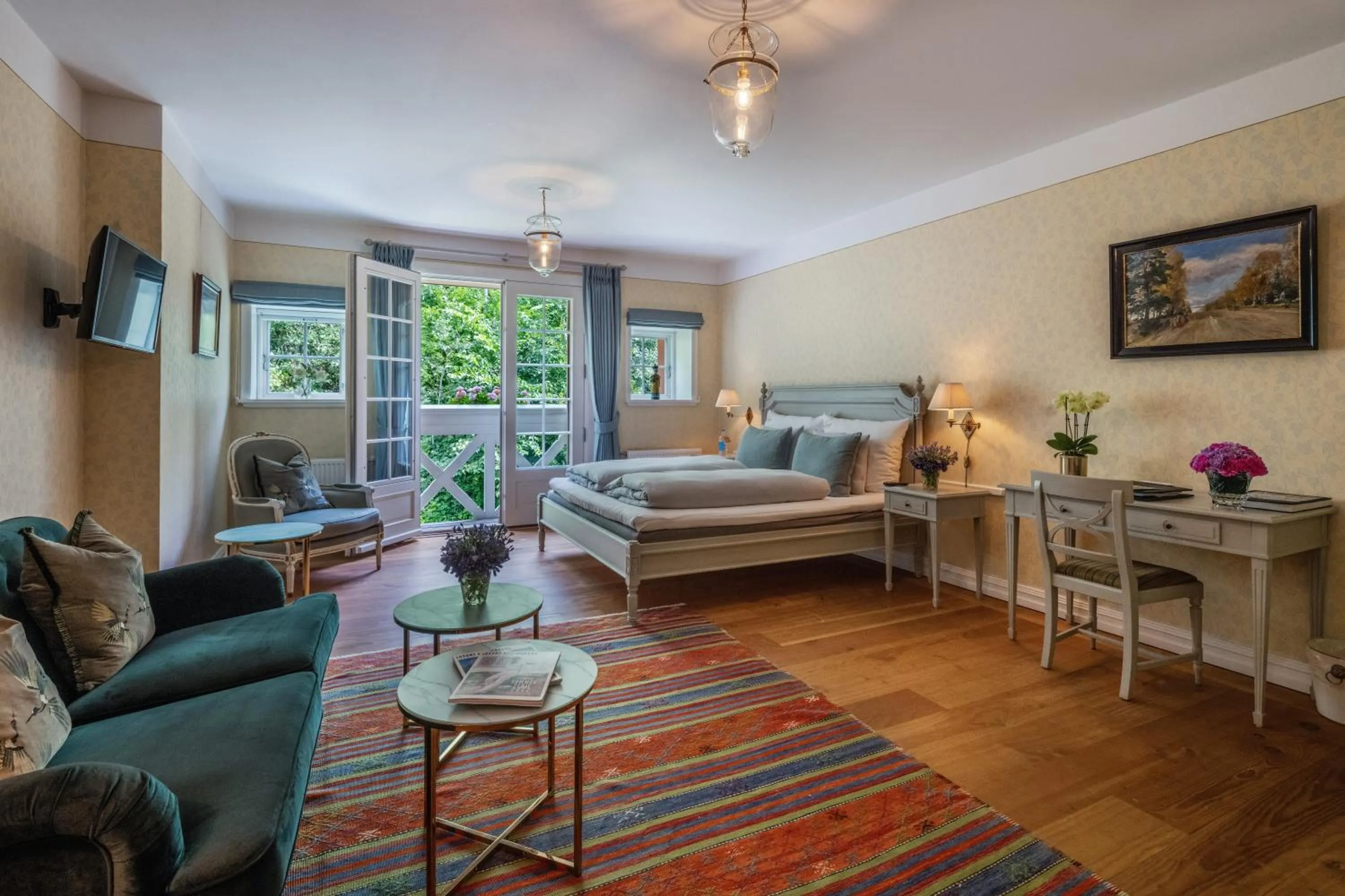 Bed in Dyvig Badehotel