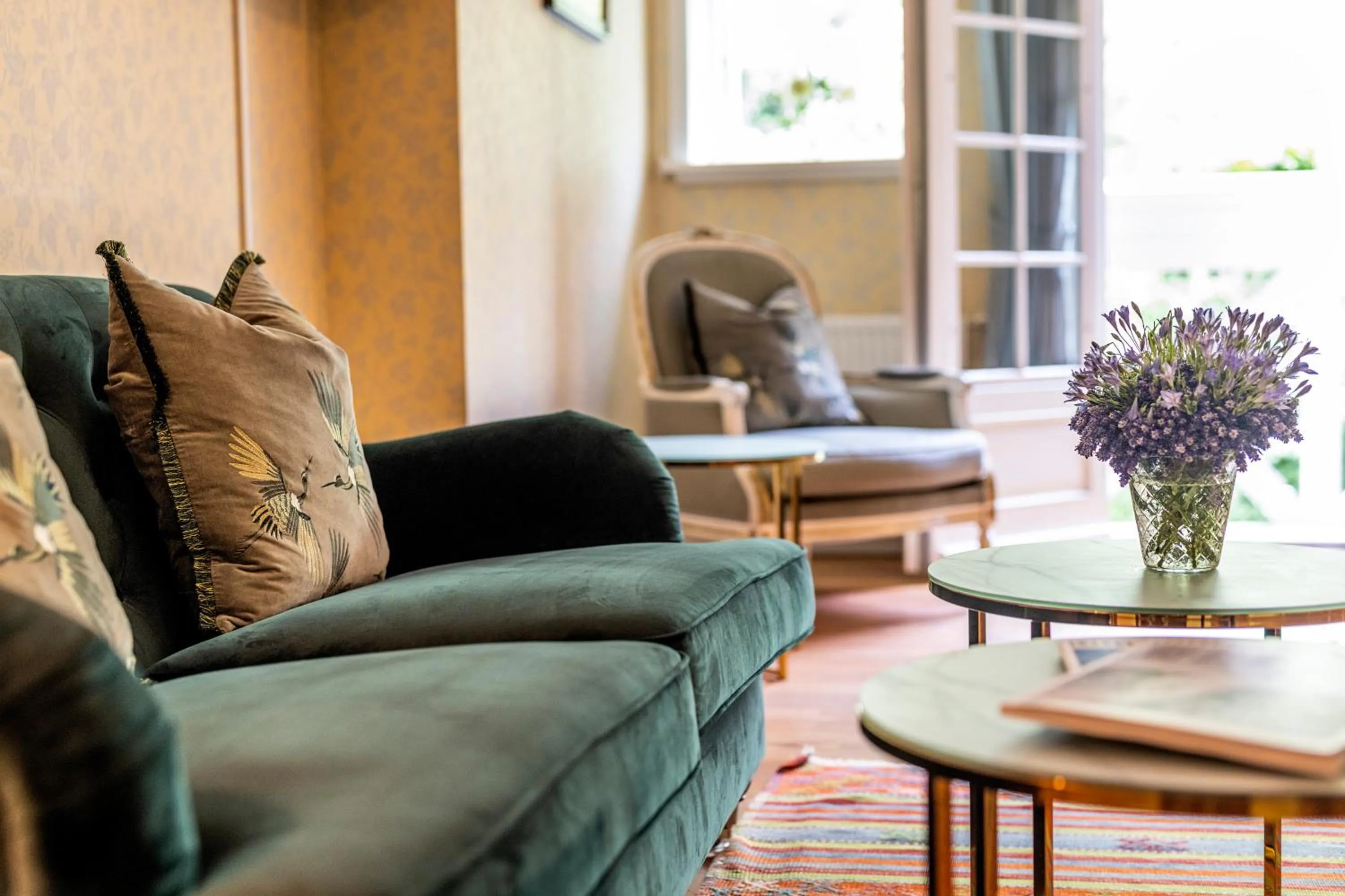 Living room in Dyvig Badehotel