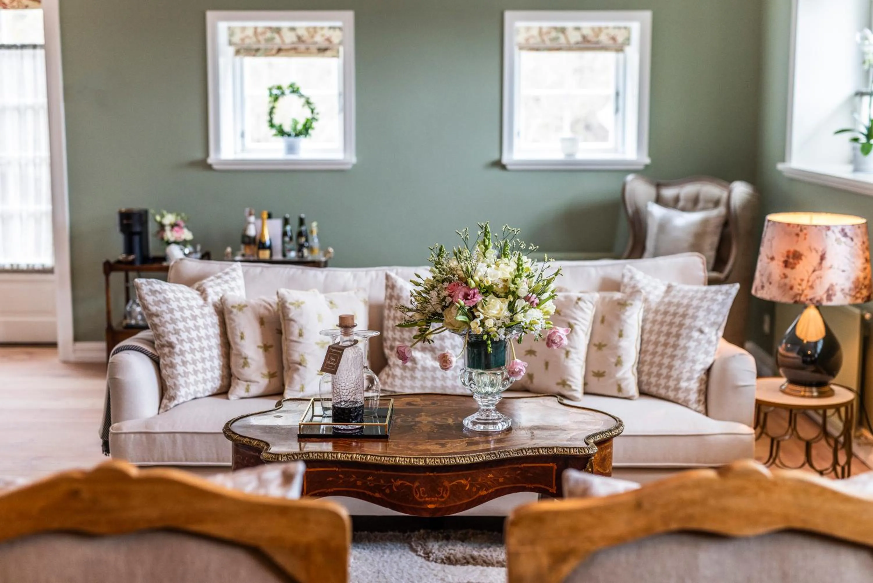 Living room in Dyvig Badehotel