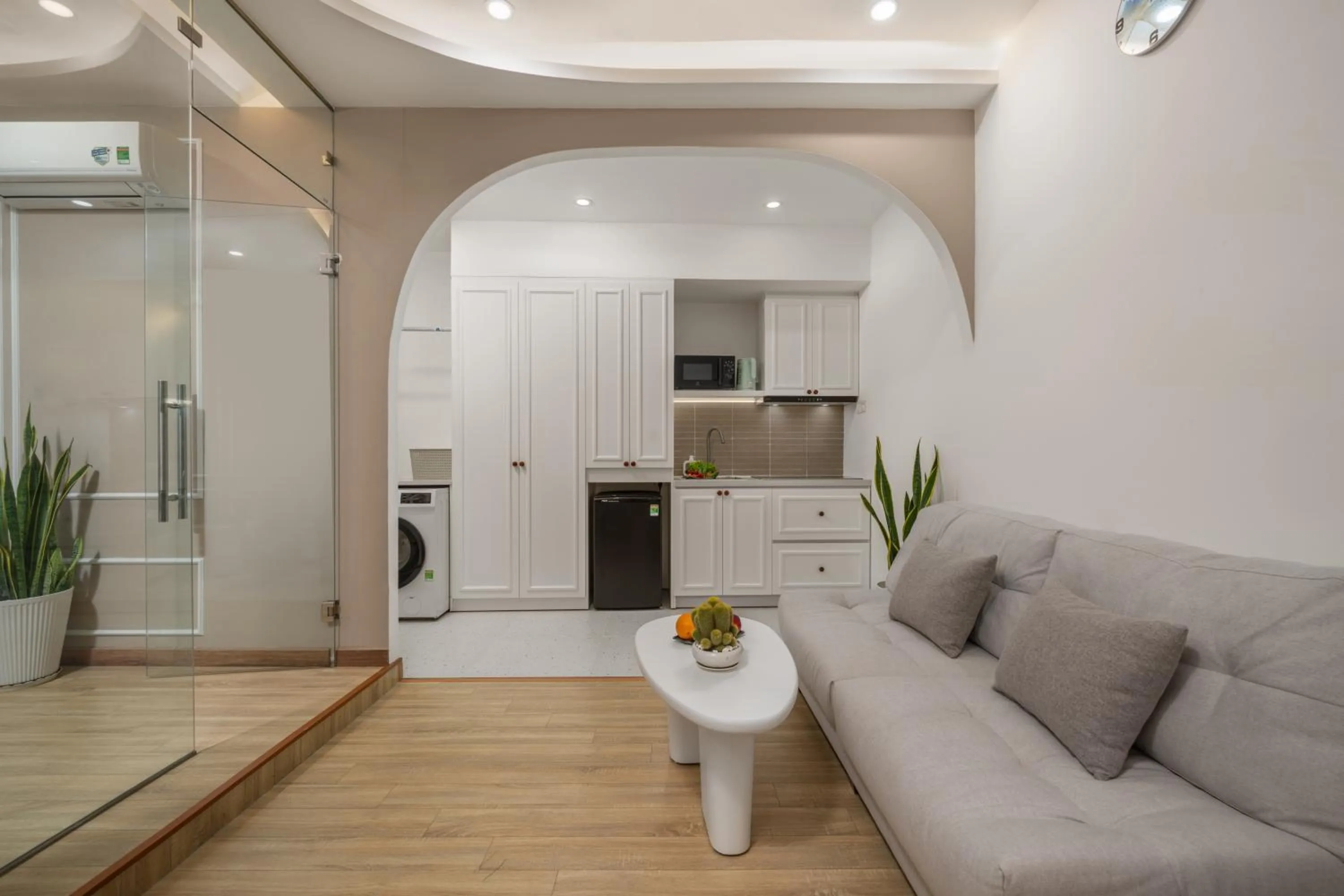 Kitchen or kitchenette in Q Apartment Da Nang