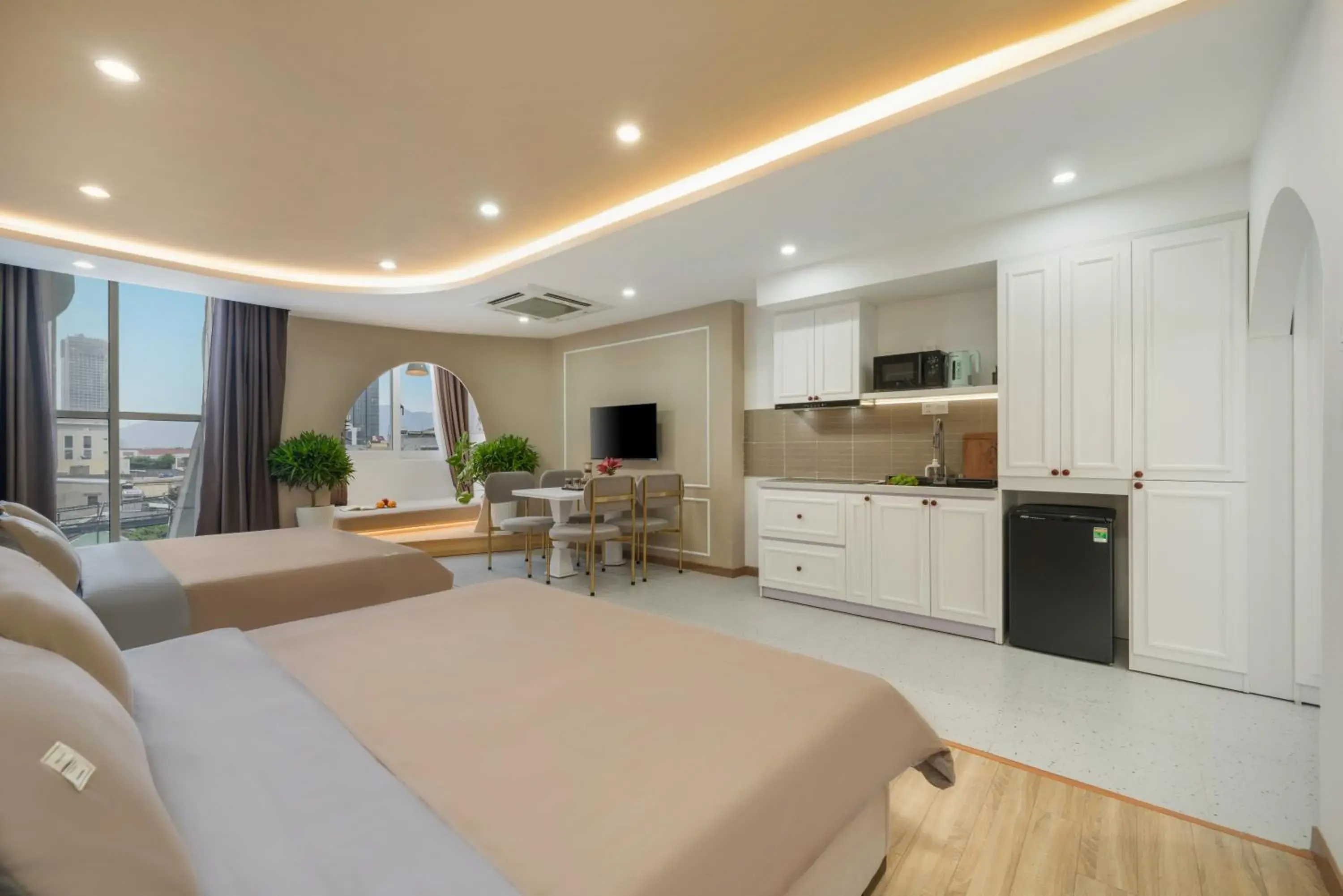 Photo of the whole room in Q Apartment Da Nang Photo of the whole room in Q Apartment Da Nang