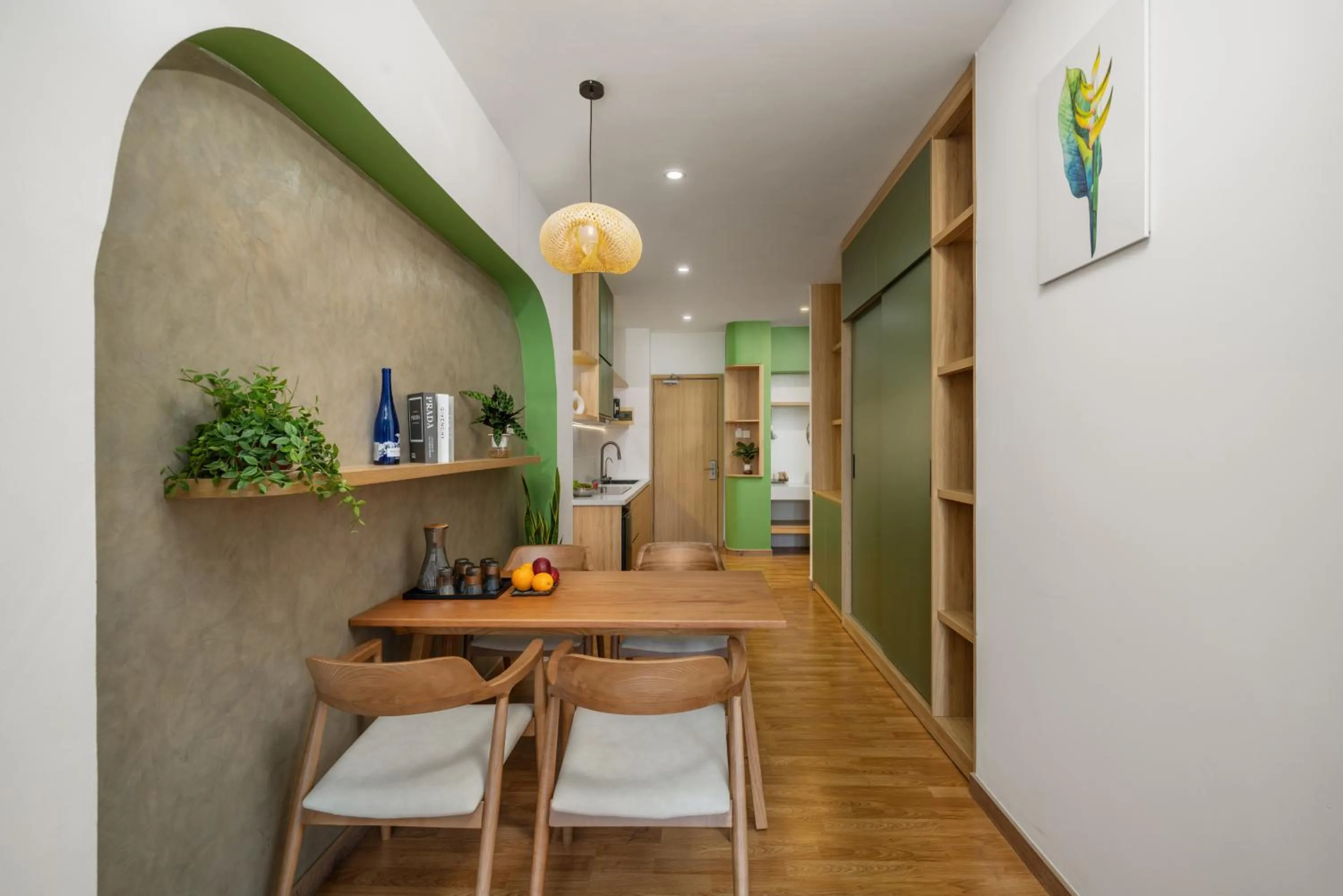 Dining area in Q Apartment Da Nang