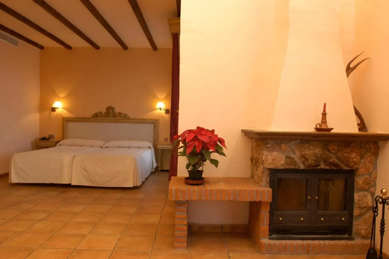 Photo of the whole room, Bed in Hotel Rural Los Nogales Photo of the whole room, Bed in Hotel Rural Los Nogales