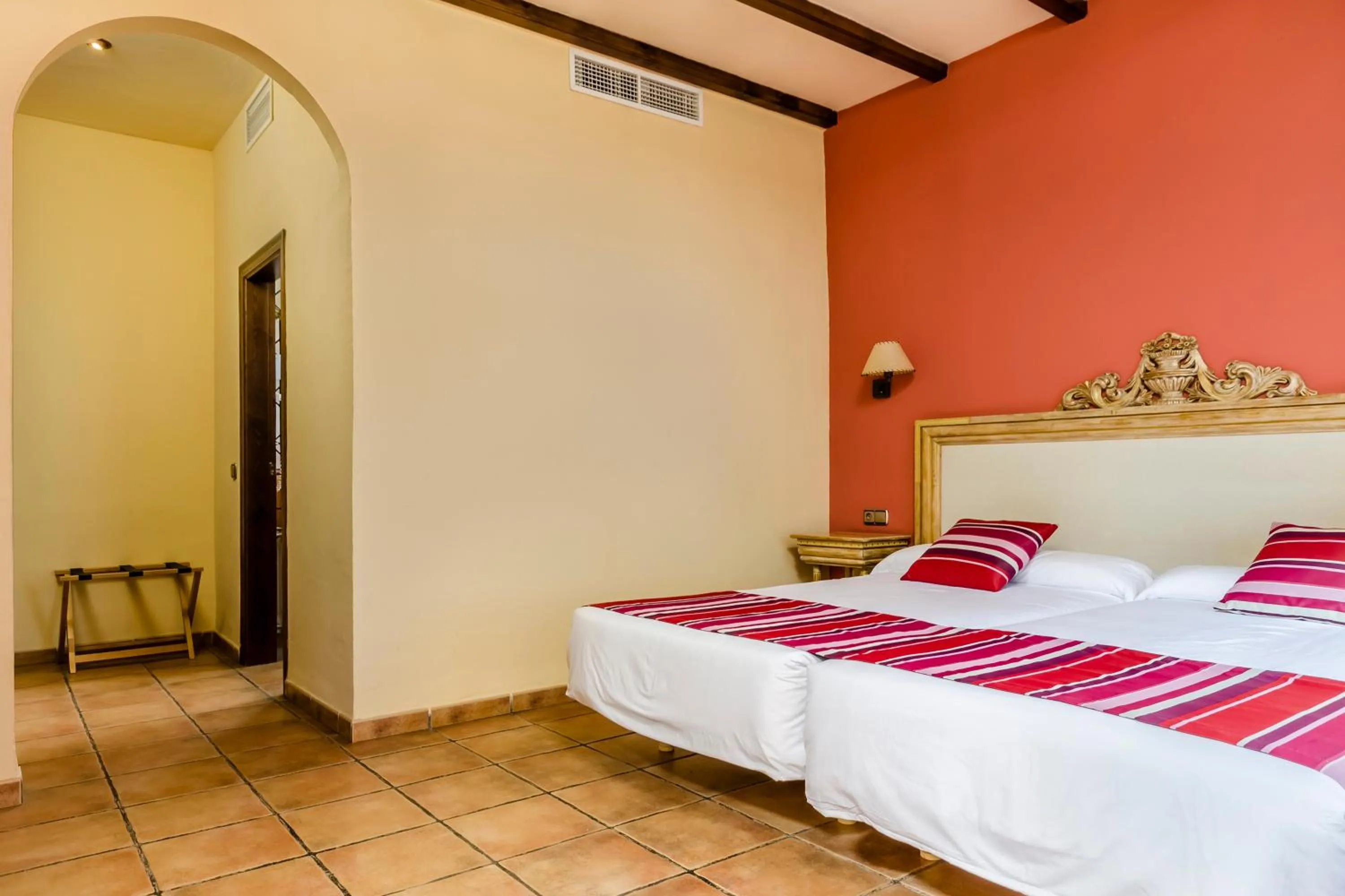 Bed in Hotel Rural Los Nogales