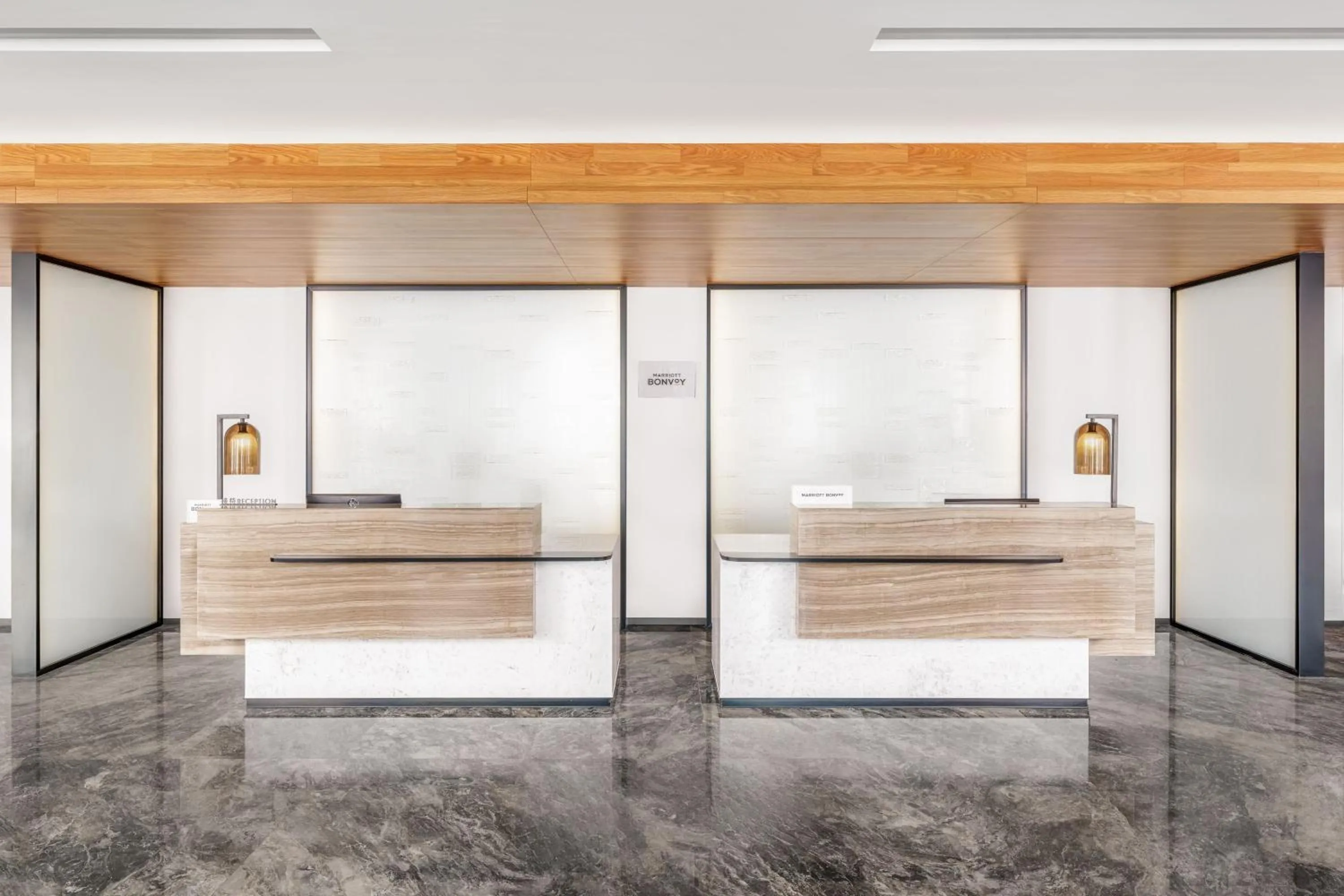 Lobby or reception, Bed in Fairfield by Marriott Yantai