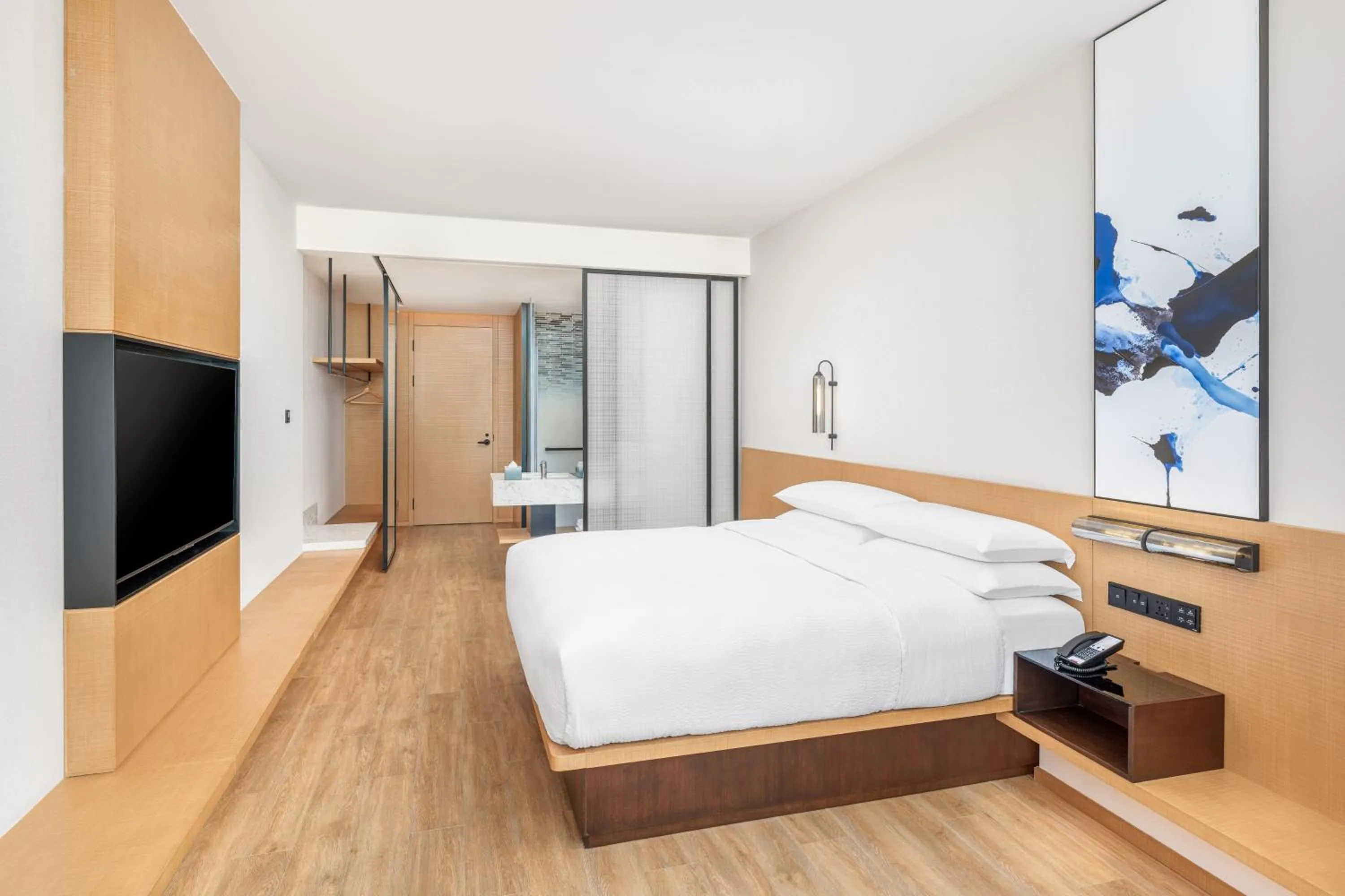 Photo of the whole room, Bed in Fairfield by Marriott Yantai