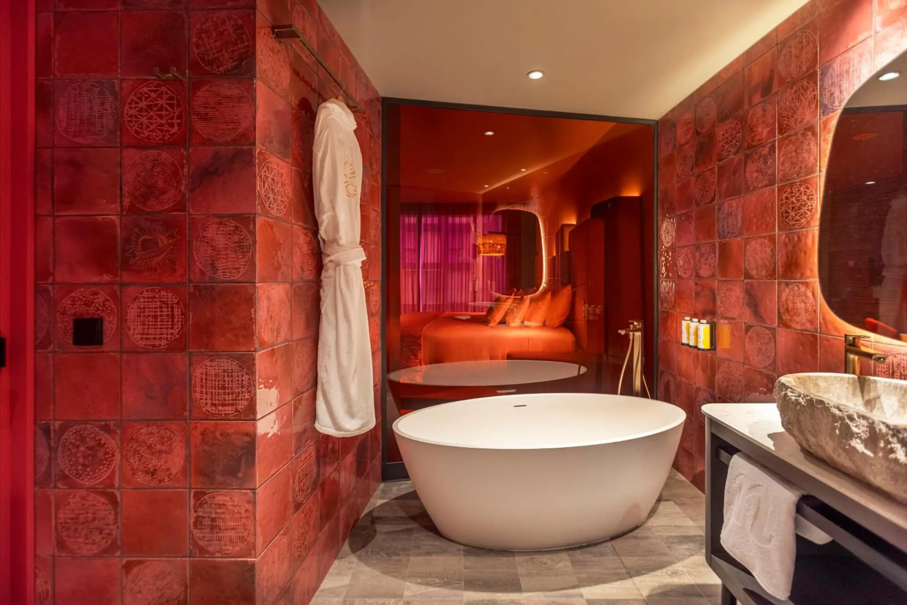 Bathroom in Nhow Lima Bathroom in Nhow Lima