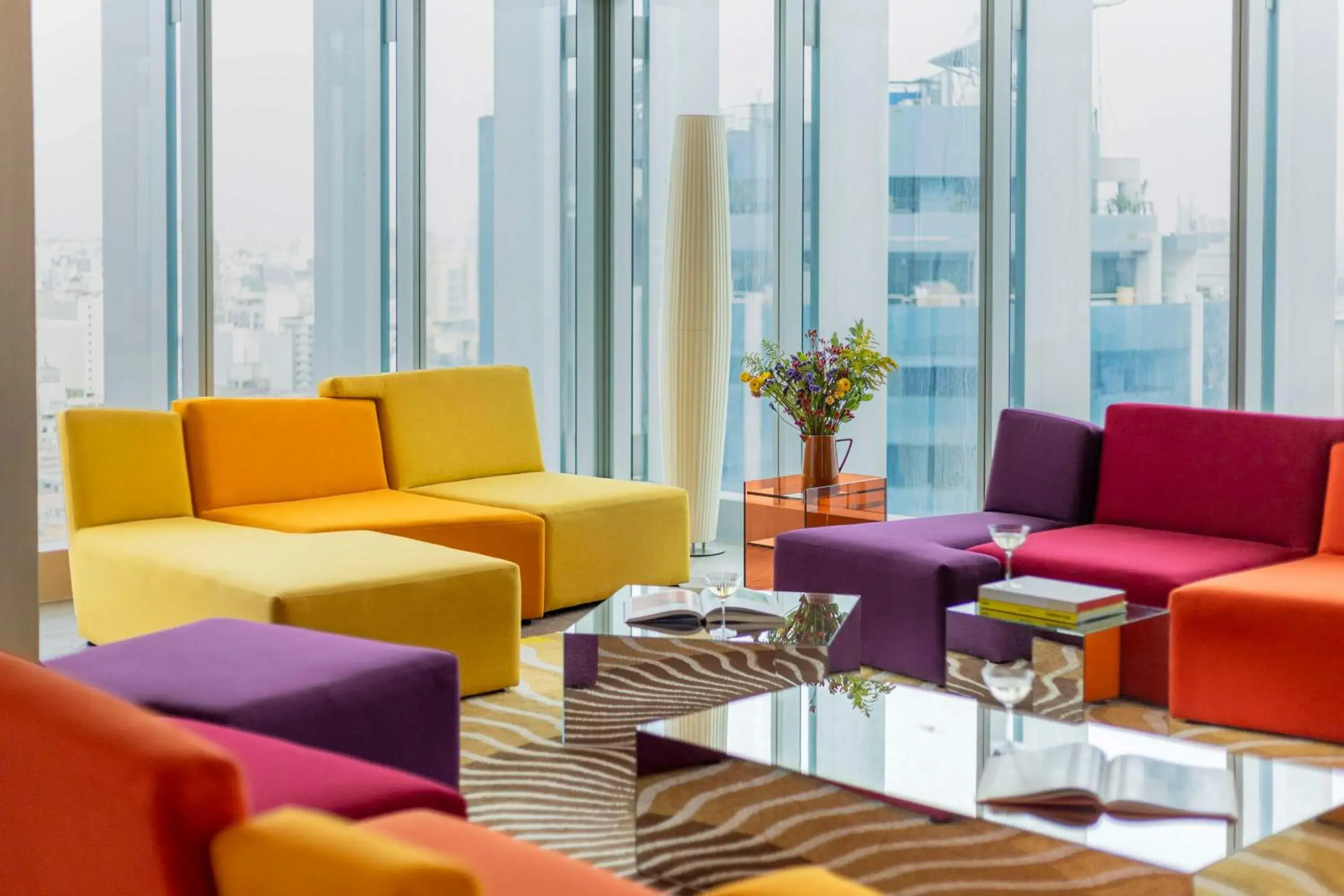 Lobby or reception in Nhow Lima Lobby or reception in Nhow Lima