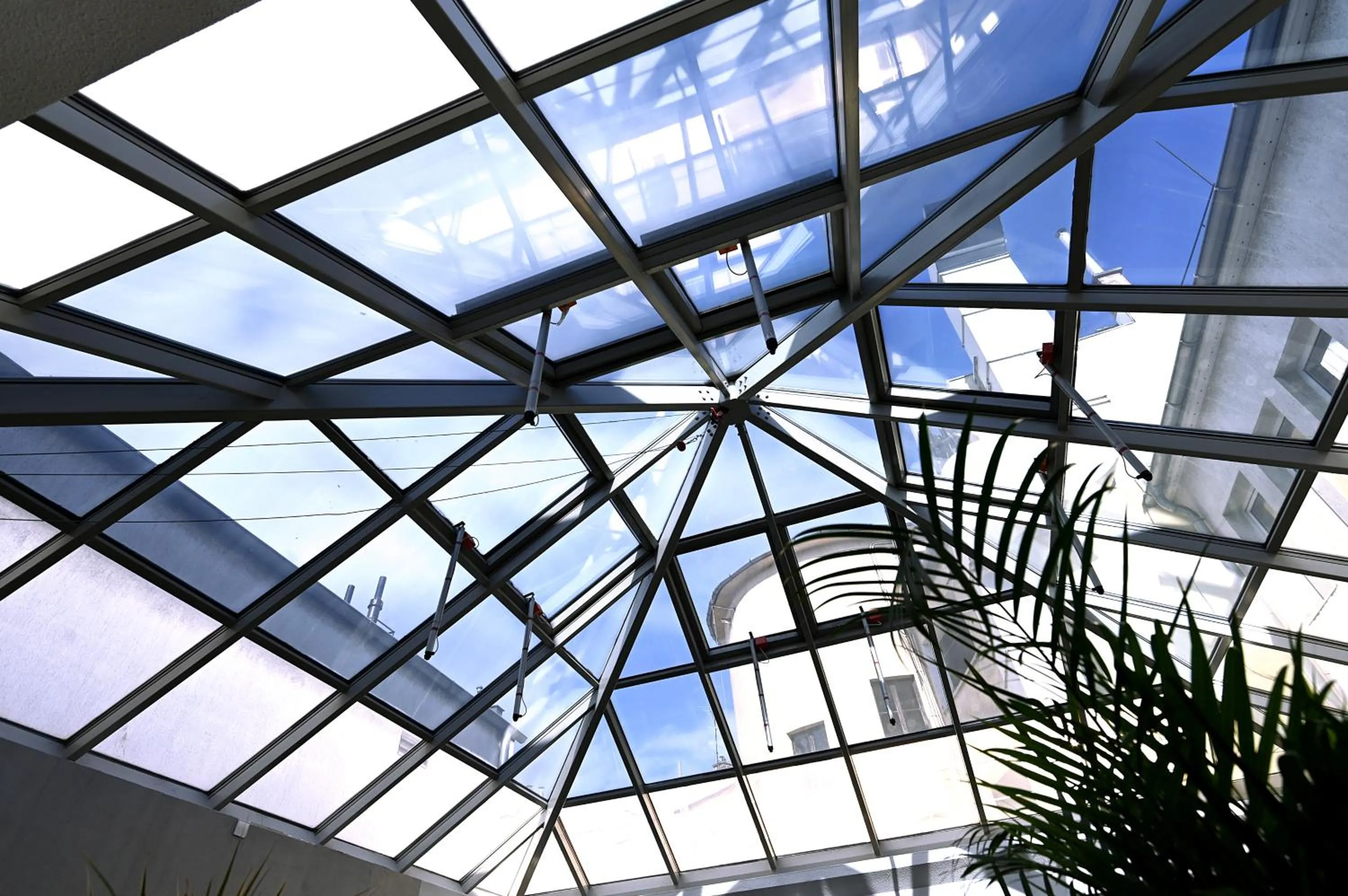 Inner courtyard view in Fashion City Hotel Superior