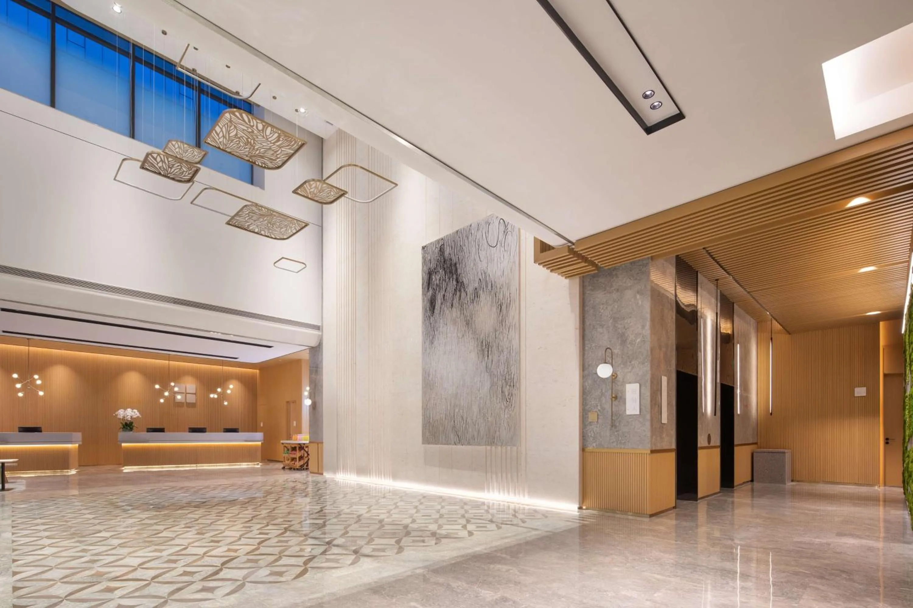 Lobby or reception in Hilton Garden Inn Beijing Huaxiang Tiantan Hospital