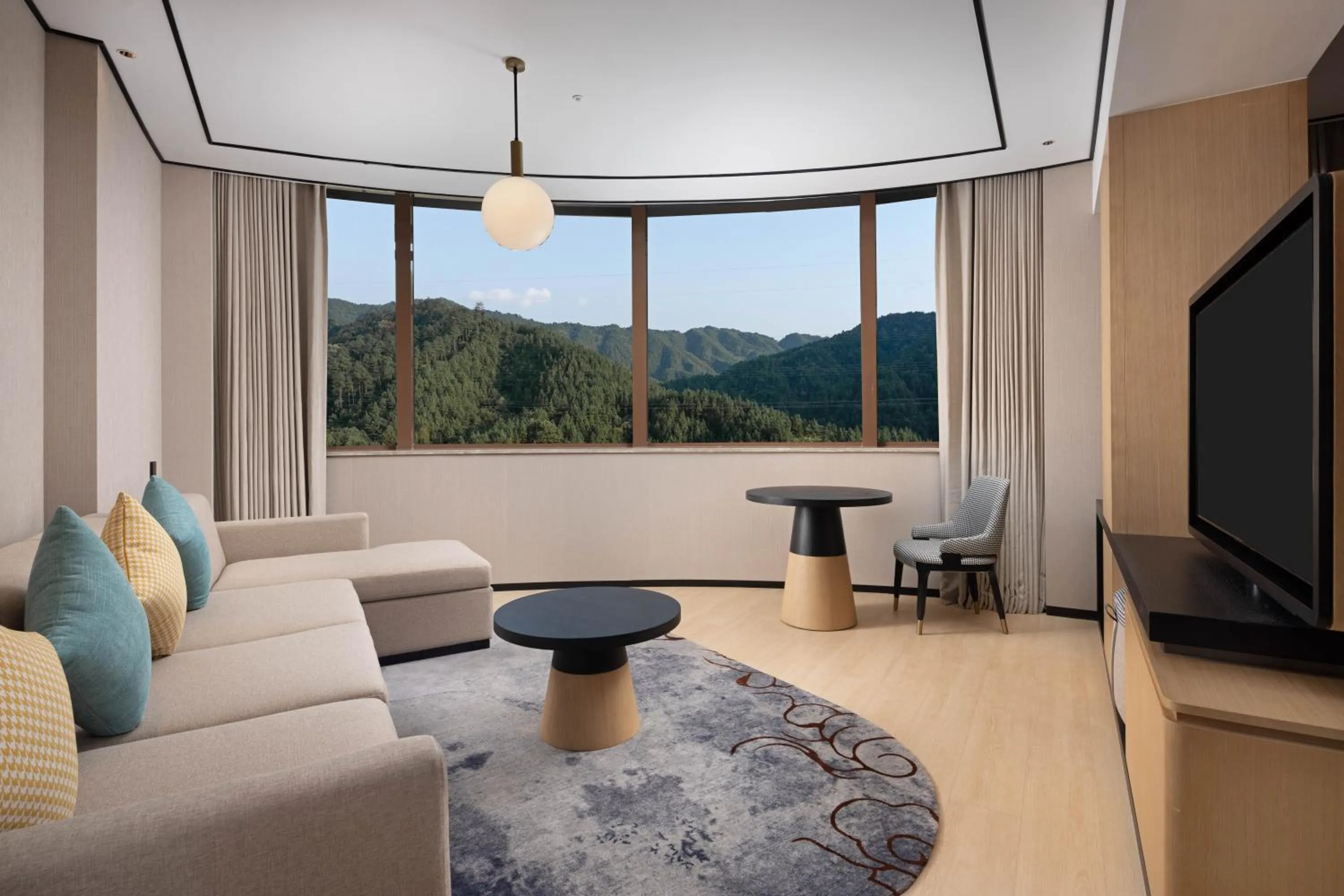 Living room in Hilton Garden Inn Jingdezhen Taoyuan Valley