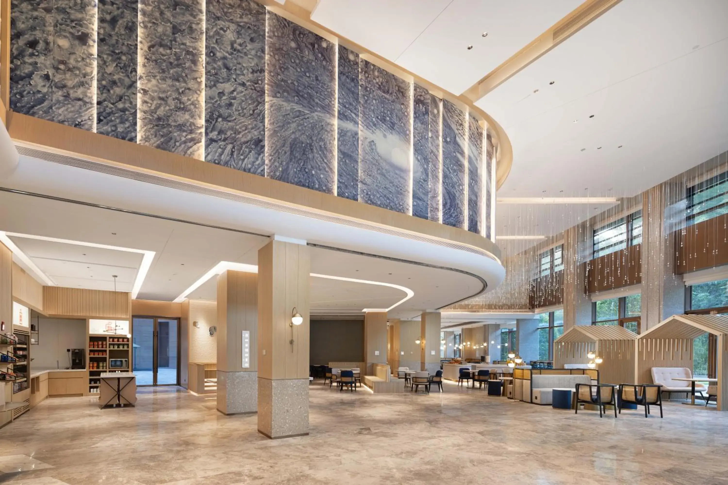 Lobby or reception in Hilton Garden Inn Jingdezhen Taoyuan Valley Lobby or reception in Hilton Garden Inn Jingdezhen Taoyuan Valley