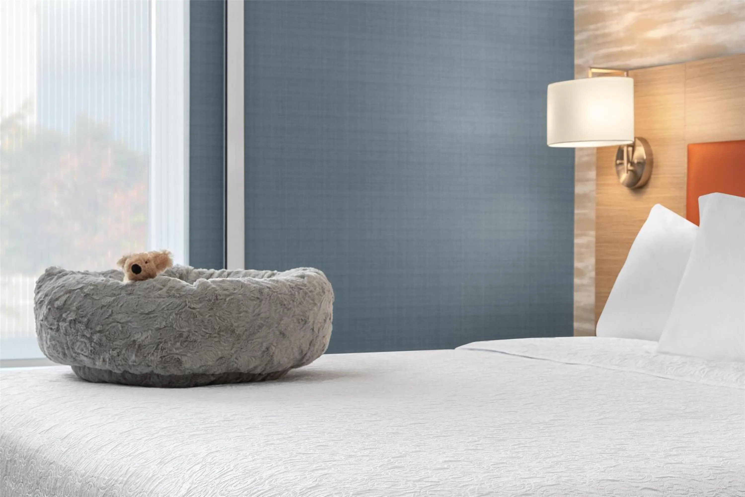 Bed in Home2 Suites By Hilton Kitchener