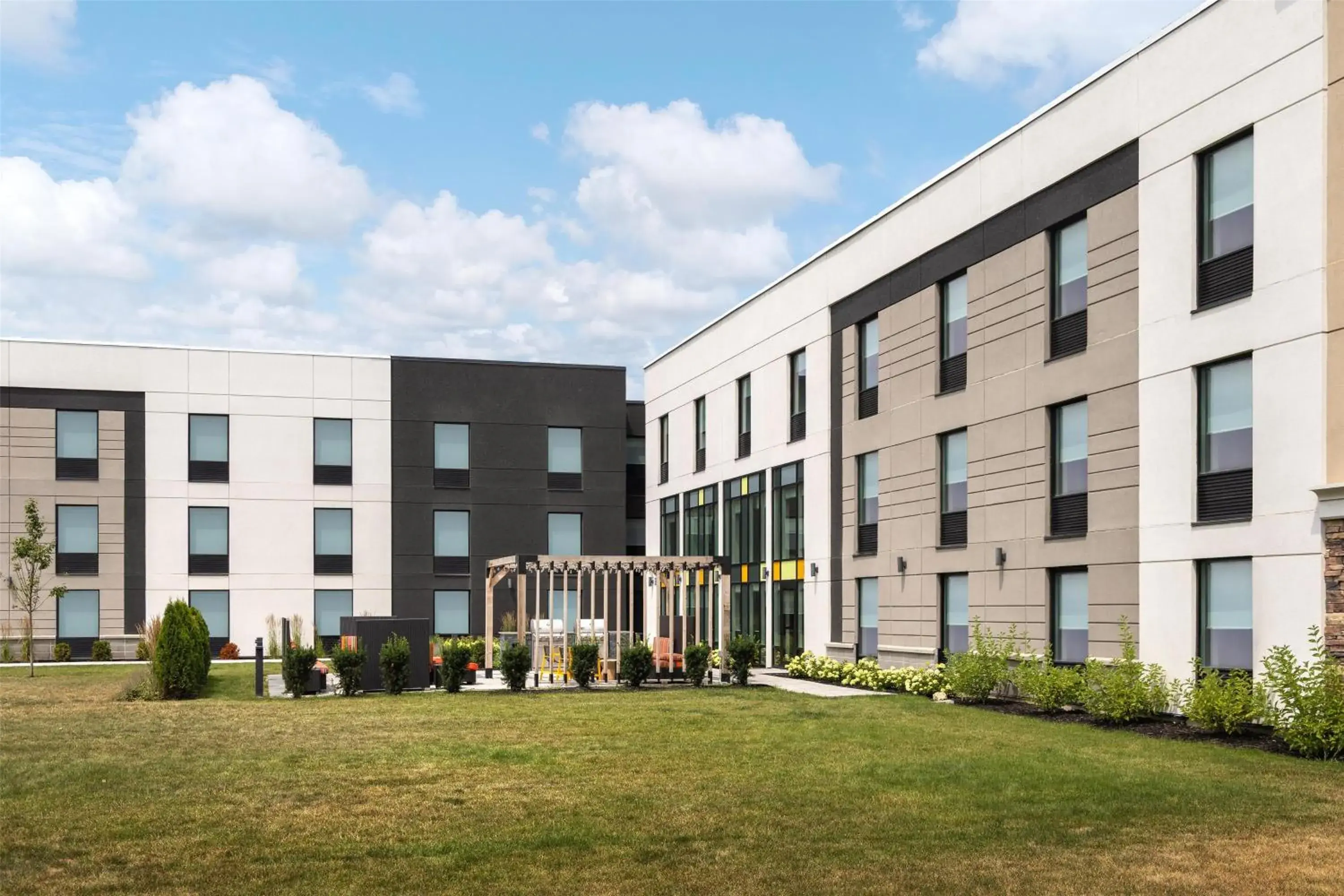 Inner courtyard view in Home2 Suites By Hilton Kitchener Inner courtyard view in Home2 Suites By Hilton Kitchener